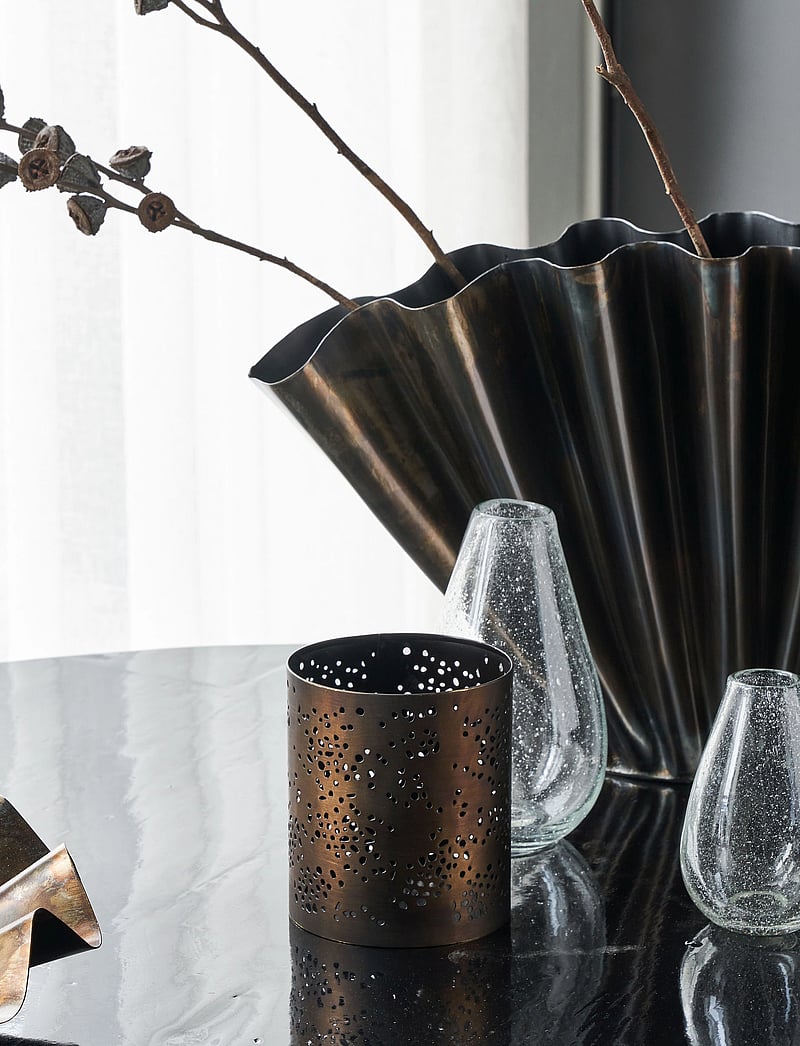 house doctor - Tealight holder, Rando, Antique brown - nach preis einkaufen - antique brown - 1