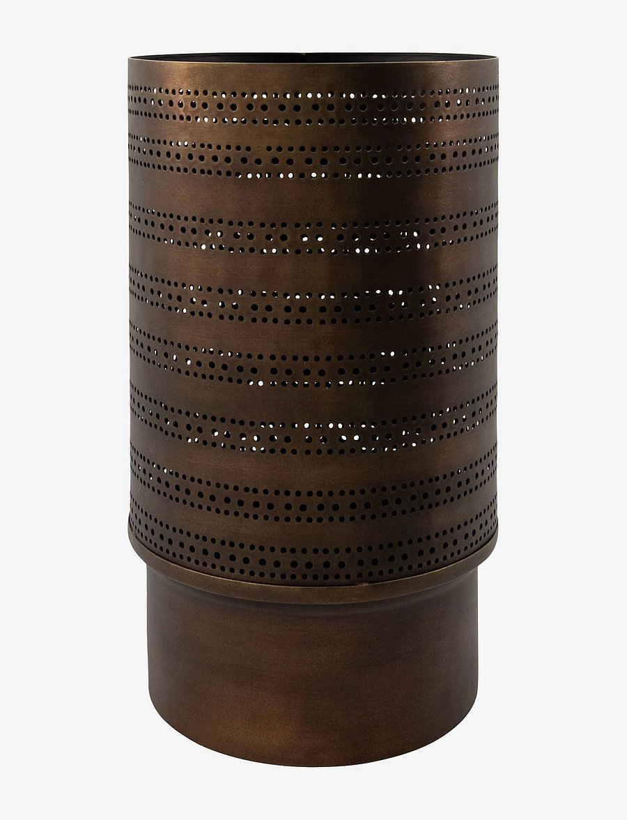 house doctor - Candle holder, Mesu, Antique brown - antique brown - 0