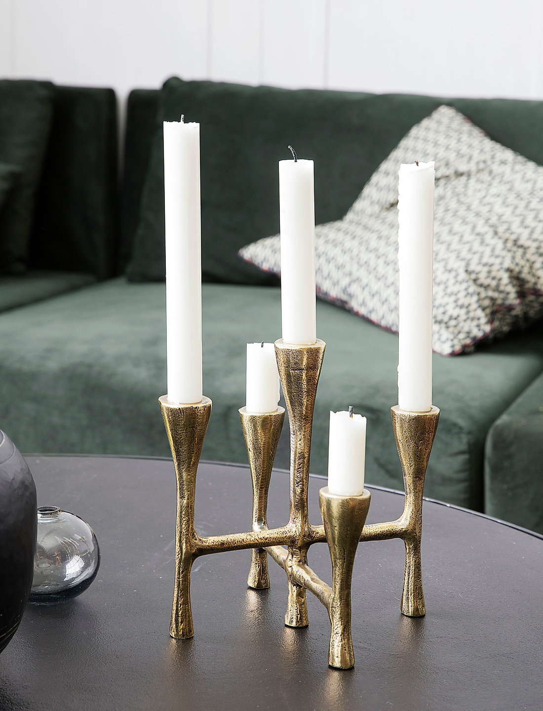 house doctor - Tristy Candle stand - osta hinna alusel - brass finish - 2