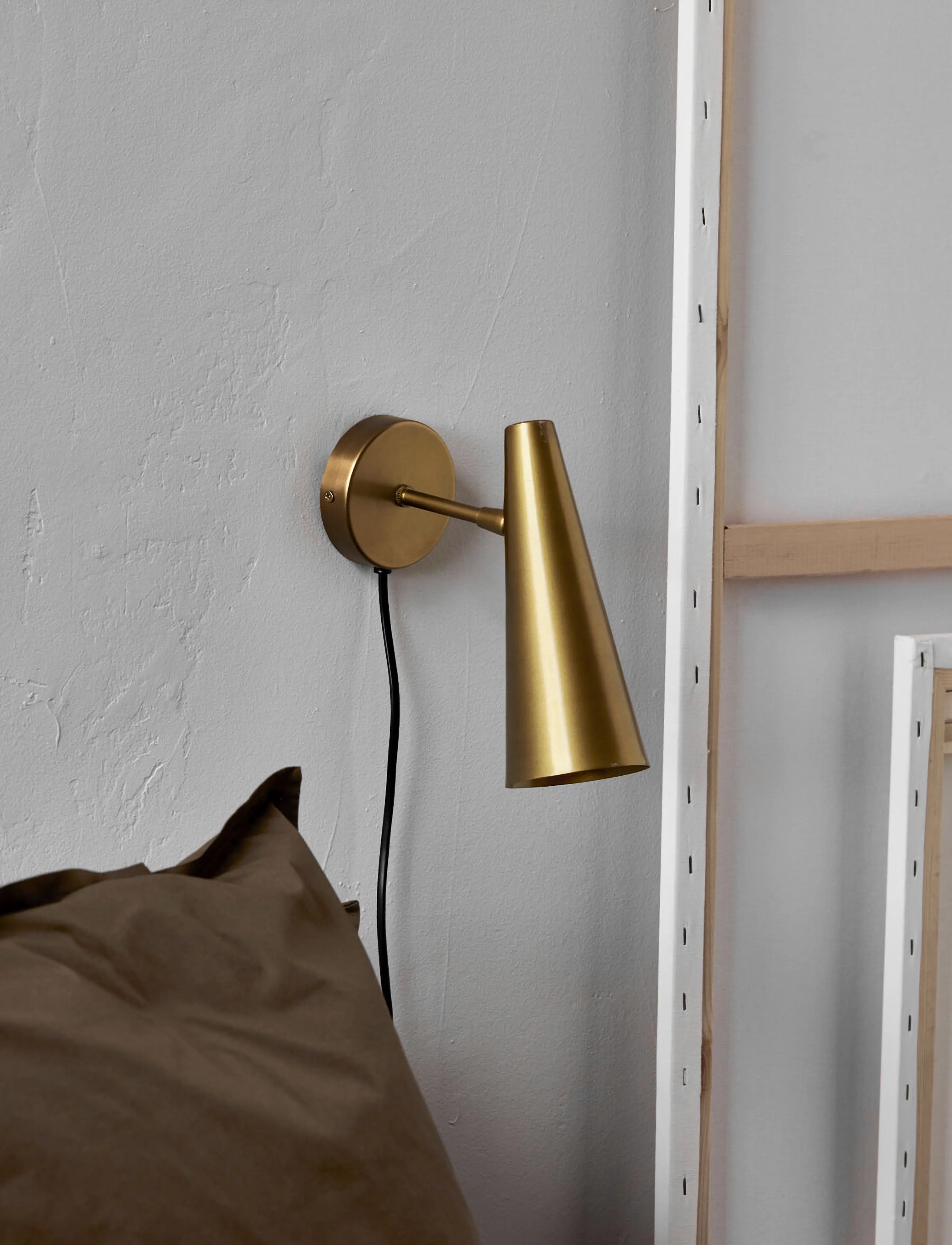 house doctor Precise Væglampe, L21 cm, Gold, Lamper > Væglamper, Unisex