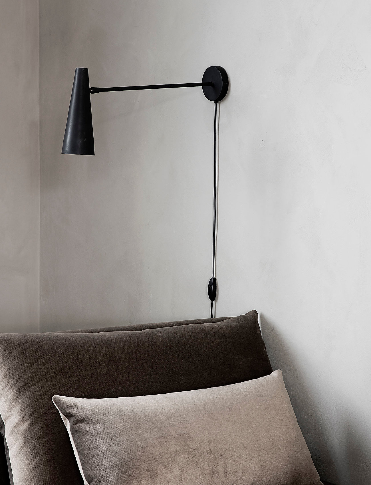 house doctor - Precise Wall lamp - wall lamps - matte black - 3