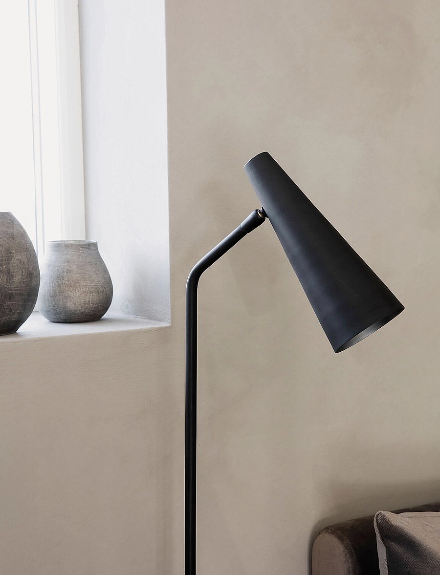 house doctor - Floor lamp, HDPrecise, Matte black - stehlampen - matte black - 2