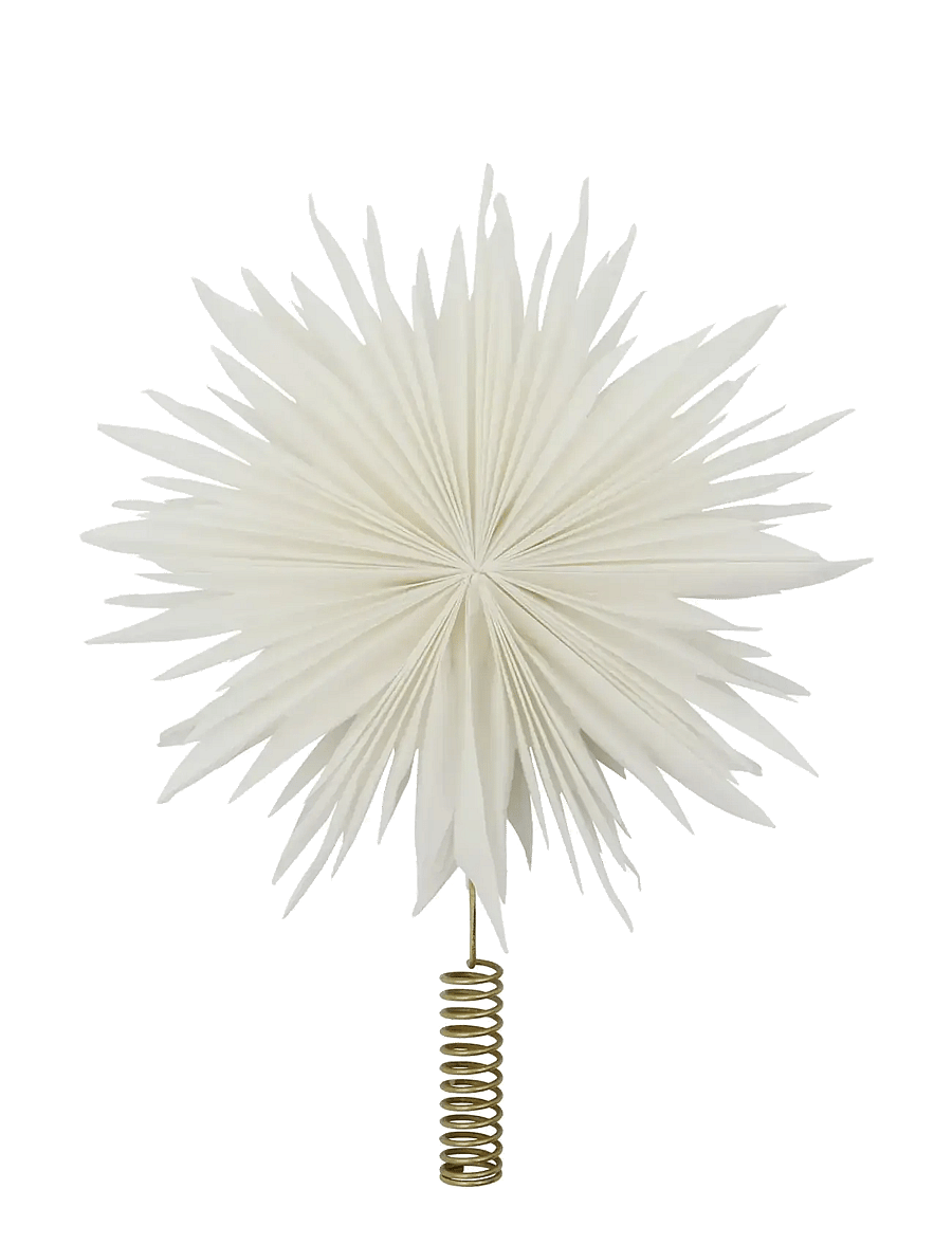 house doctor - Top star, HDGant, White, Brass fini - jõuluehted - white - 1