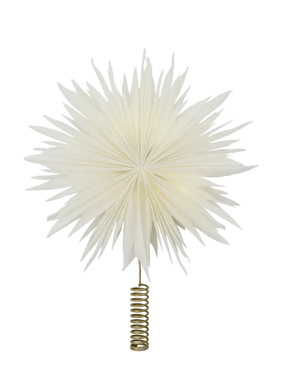house doctor - Top star, HDGant, White, Brass fini - jõuluehted - white - 2