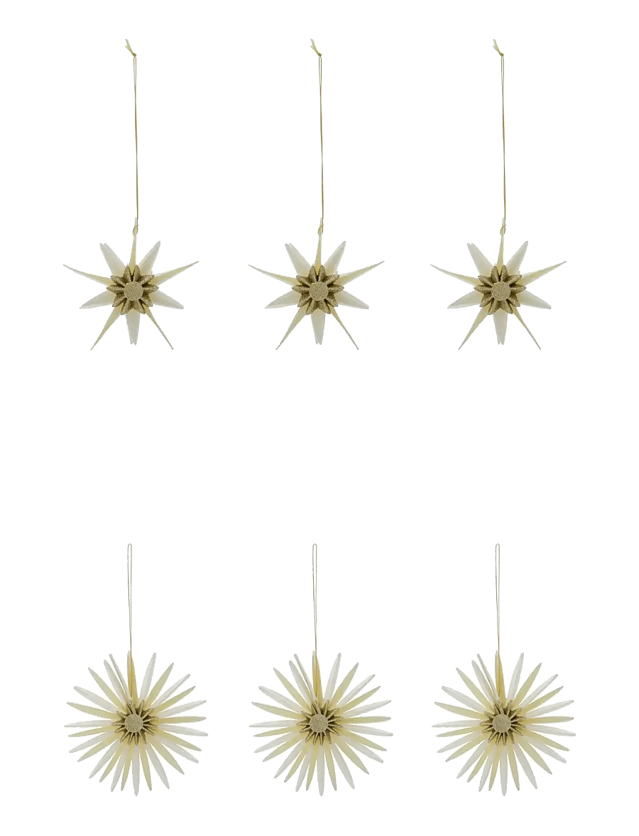 house doctor - Christmas ornament, HDStari, Off-wh - white - 1