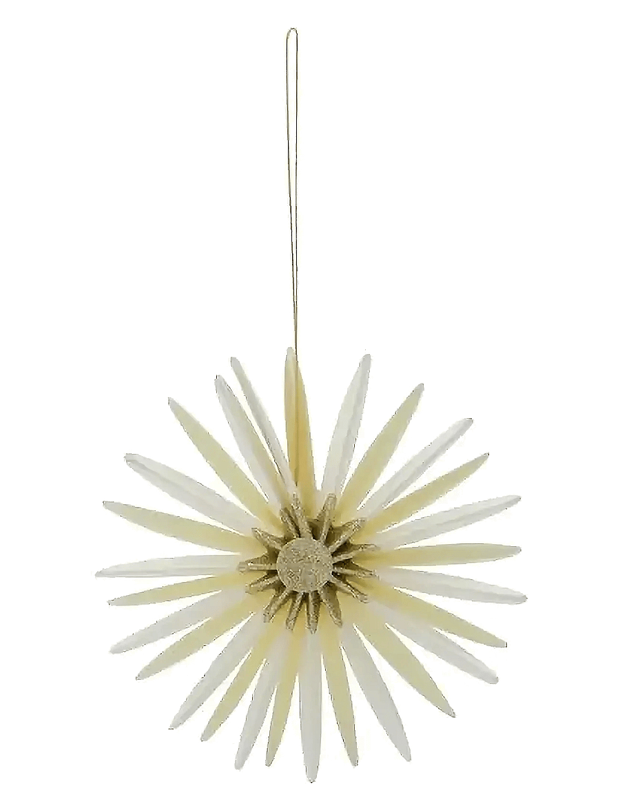 house doctor - Christmas ornament, HDStari, Off-wh - white - 3