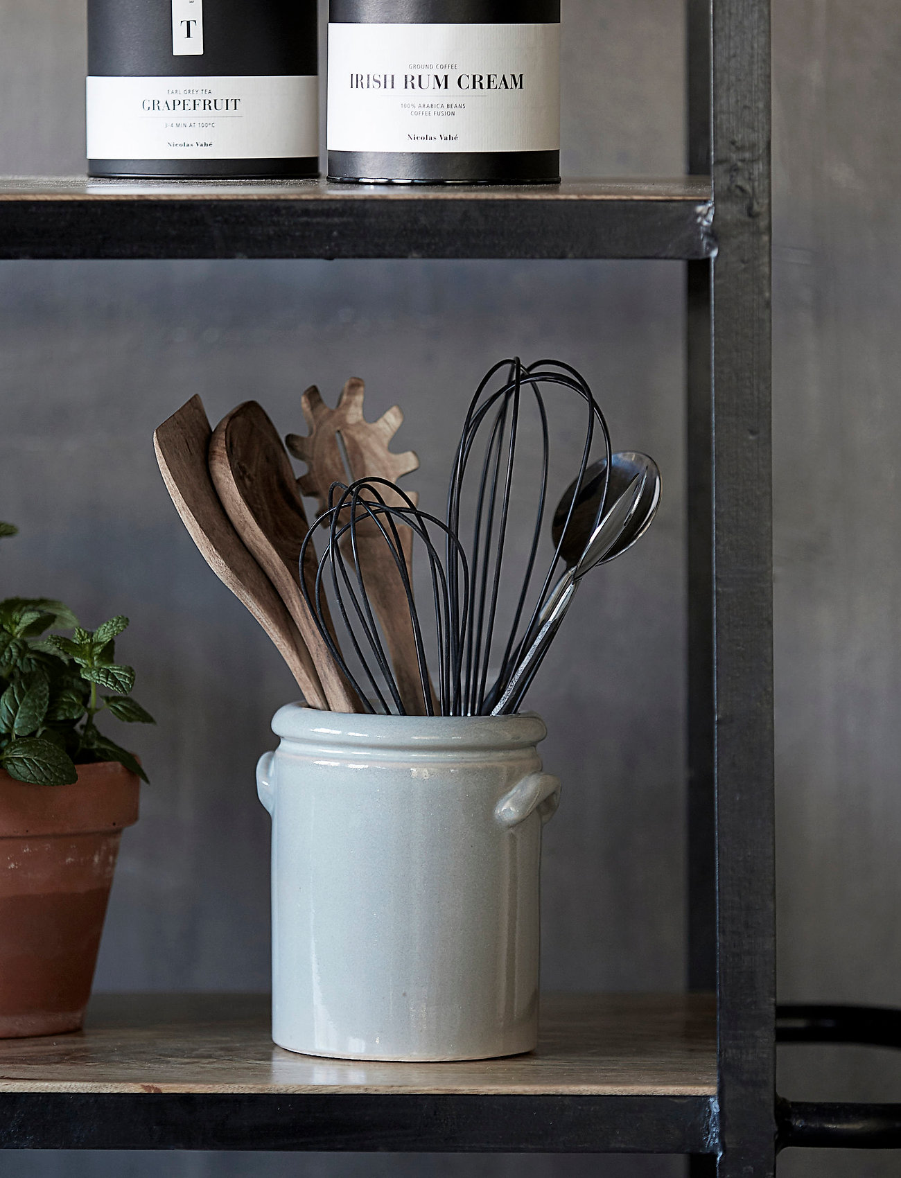 house doctor Style Salatsæt, One Size, Cutlery, Silber - Salad Servers, Homeware