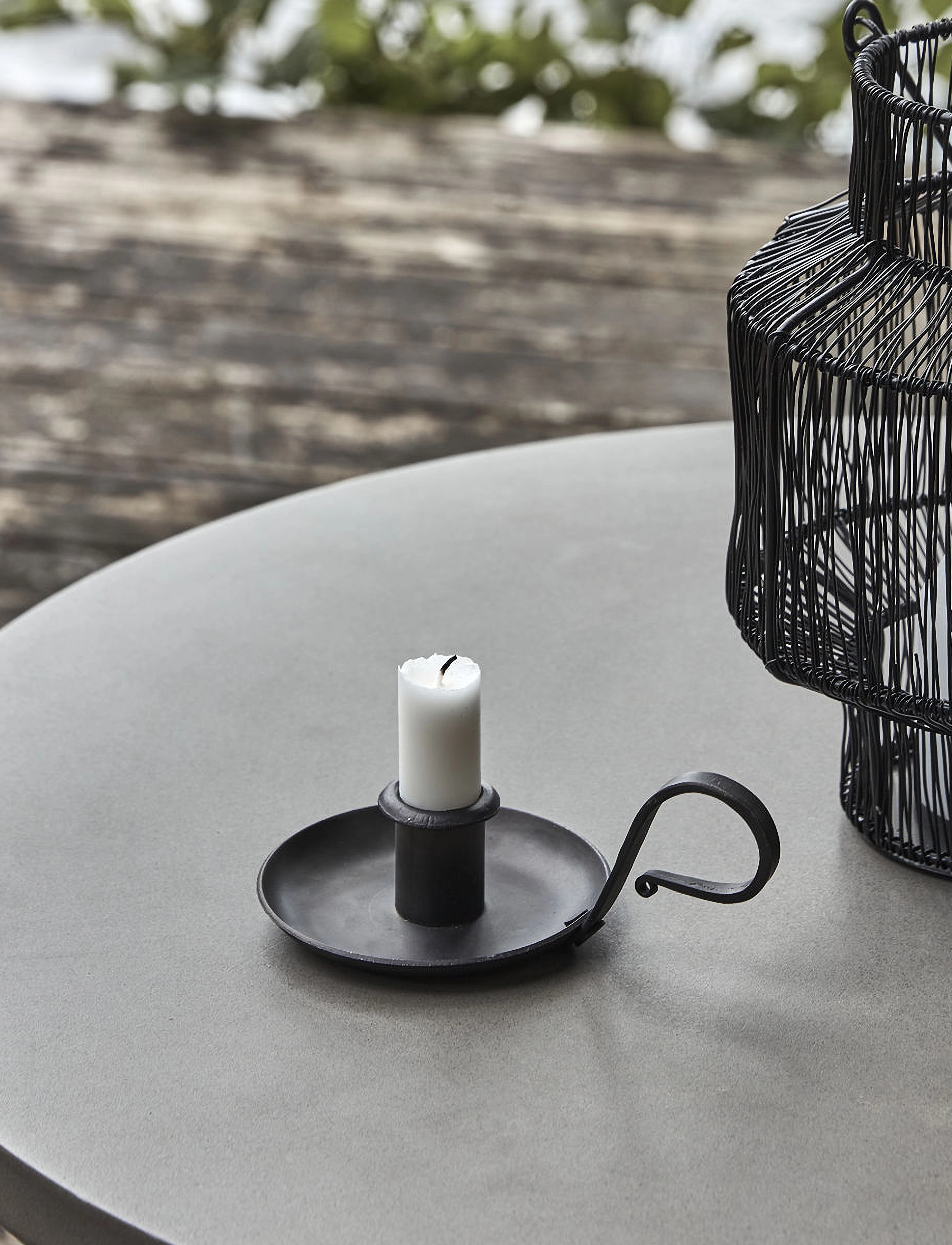 house doctor - Candle holder, HDGrab, Black - black - 1