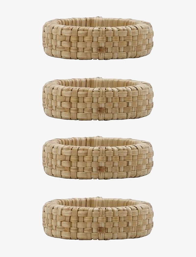 house doctor - Napkin rings, HDKind, Nature - salvrätikute rõngad ja hoidikud - nature - 1
