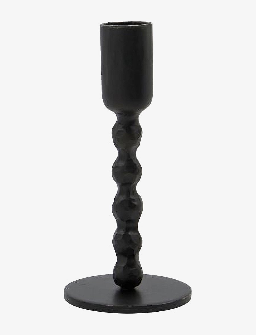 house doctor - Candle stand, HDMala, Black - black - 0