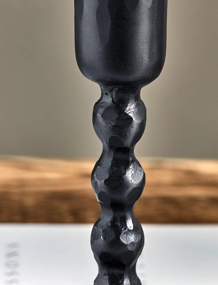 house doctor - Candle stand, HDMala, Black - black - 3