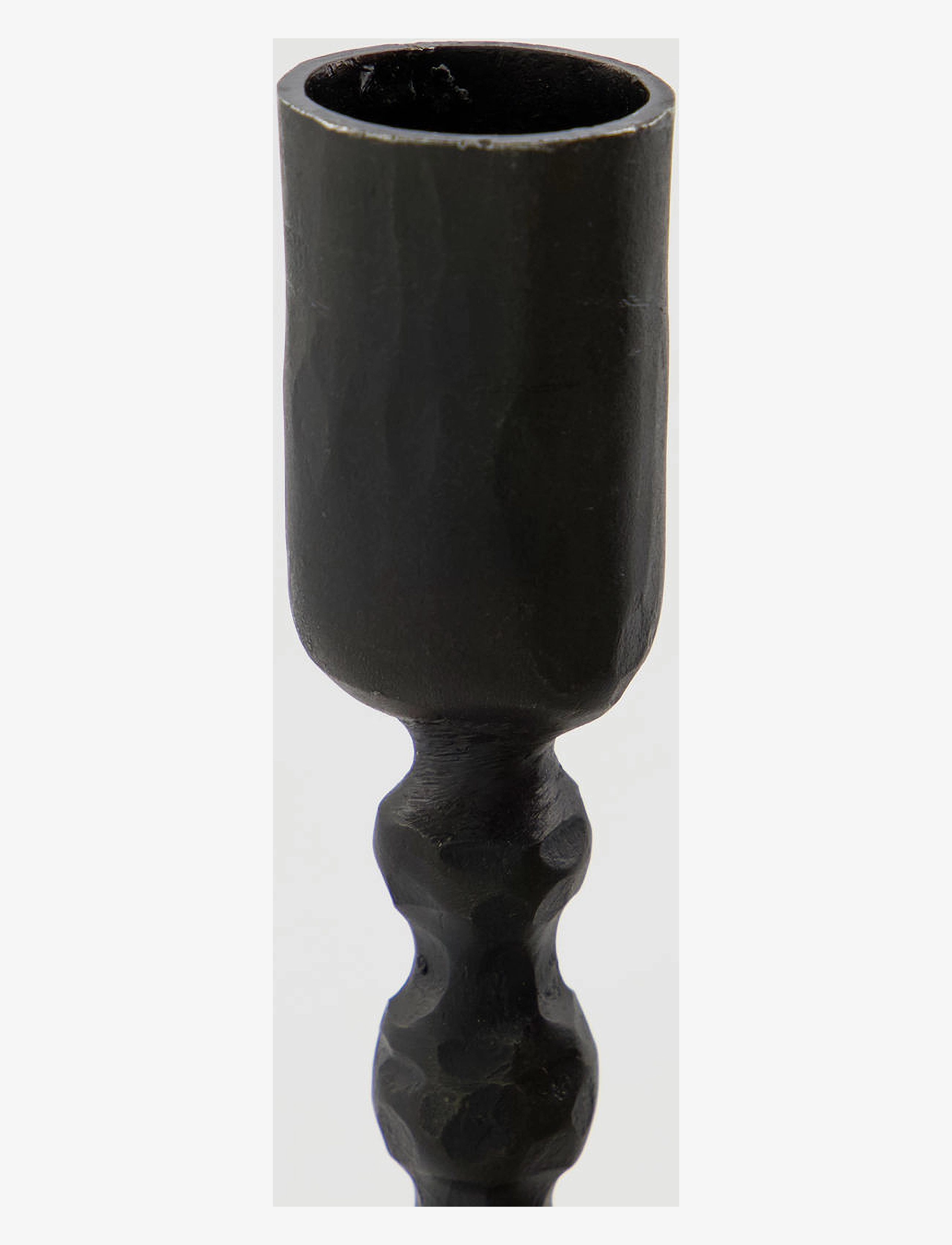 house doctor - Candle stand, HDMala, Black - black - 1