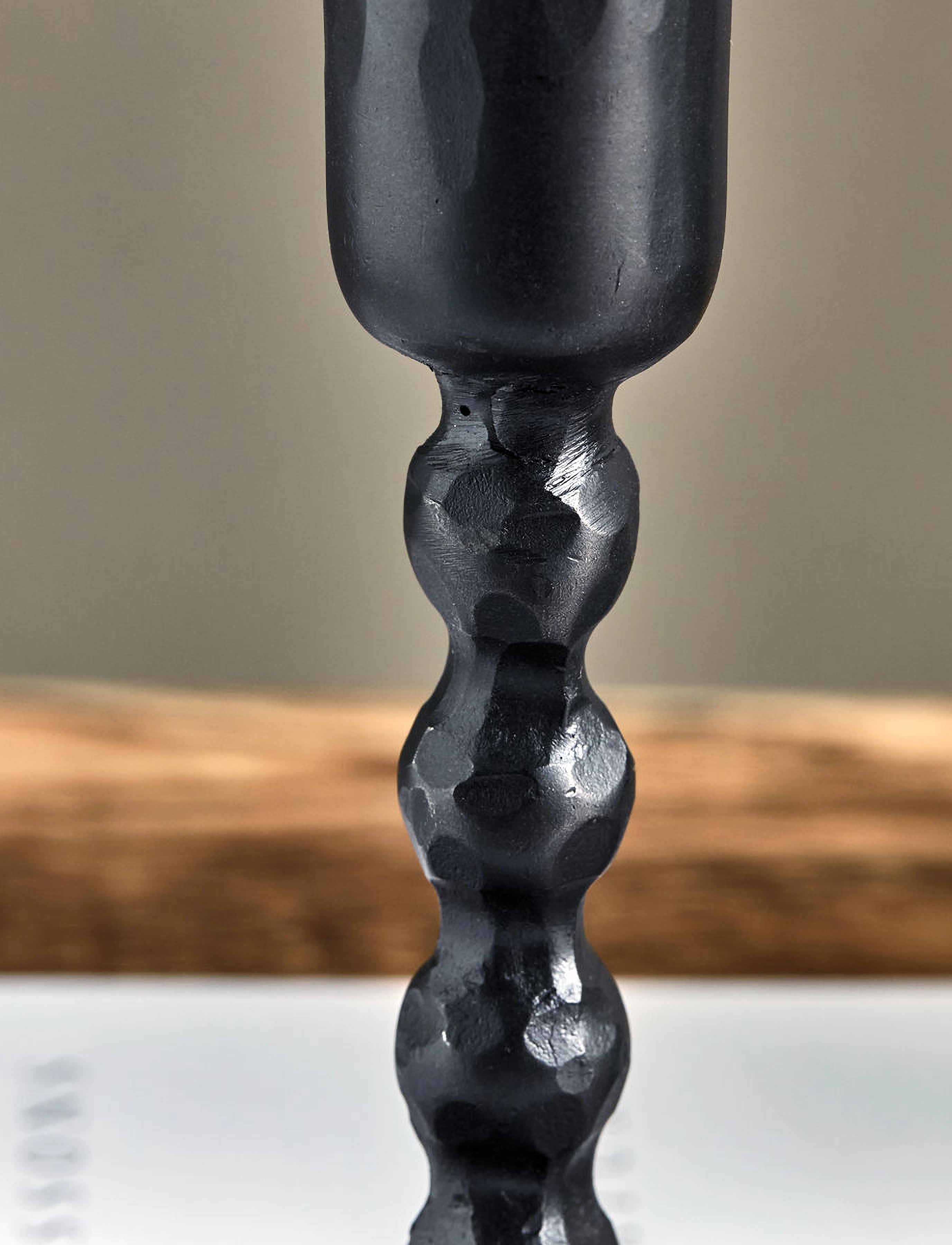 house doctor - Candle stand, HDMala, Black - black - 3