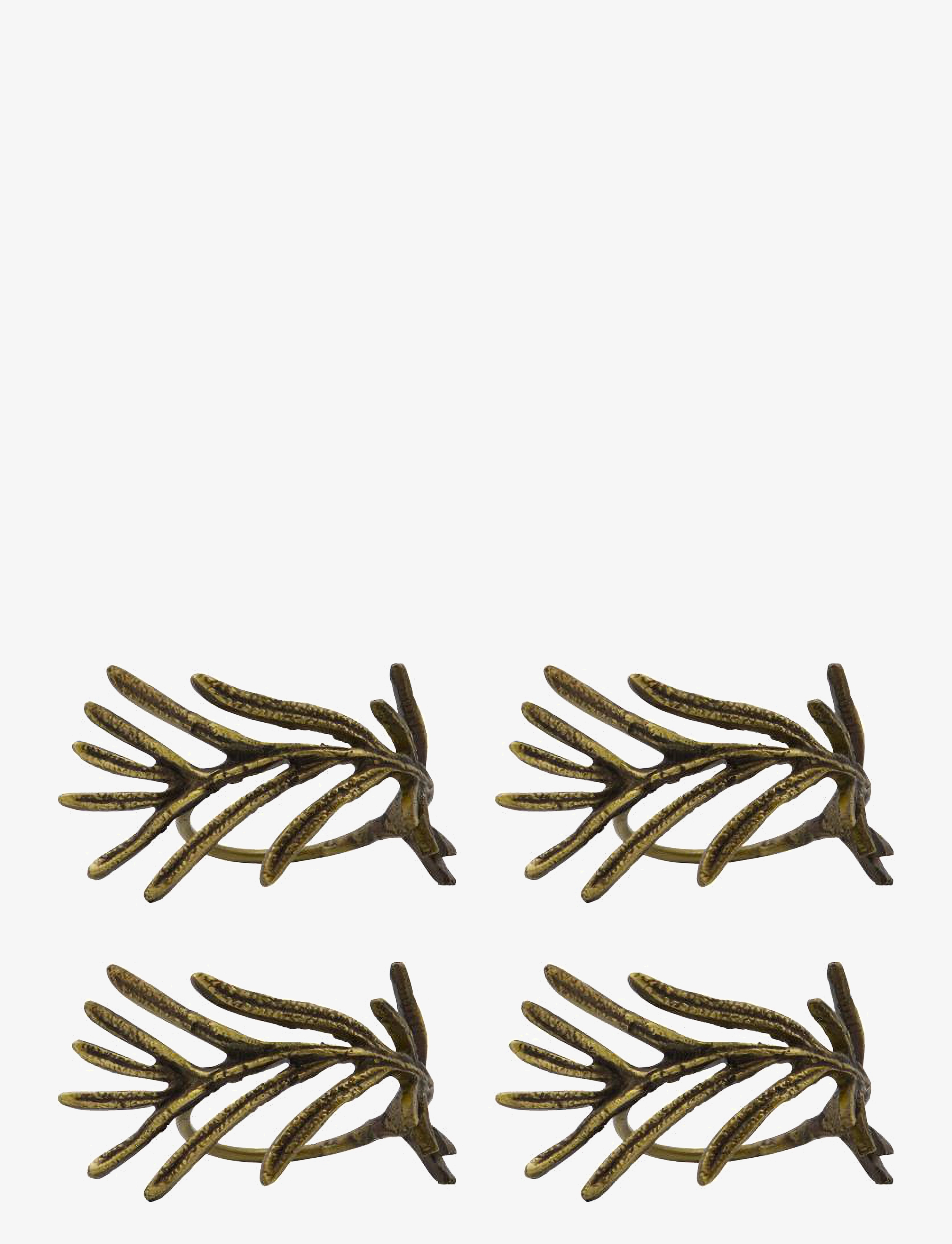 house doctor Napkin rings, HDMistle, Antique brass - Vis alt - ANTIQUE BRASS / gold