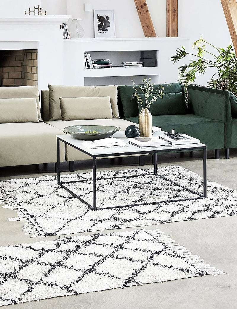 house doctor - Zena Rug - nach preis einkaufen - white/black - 2