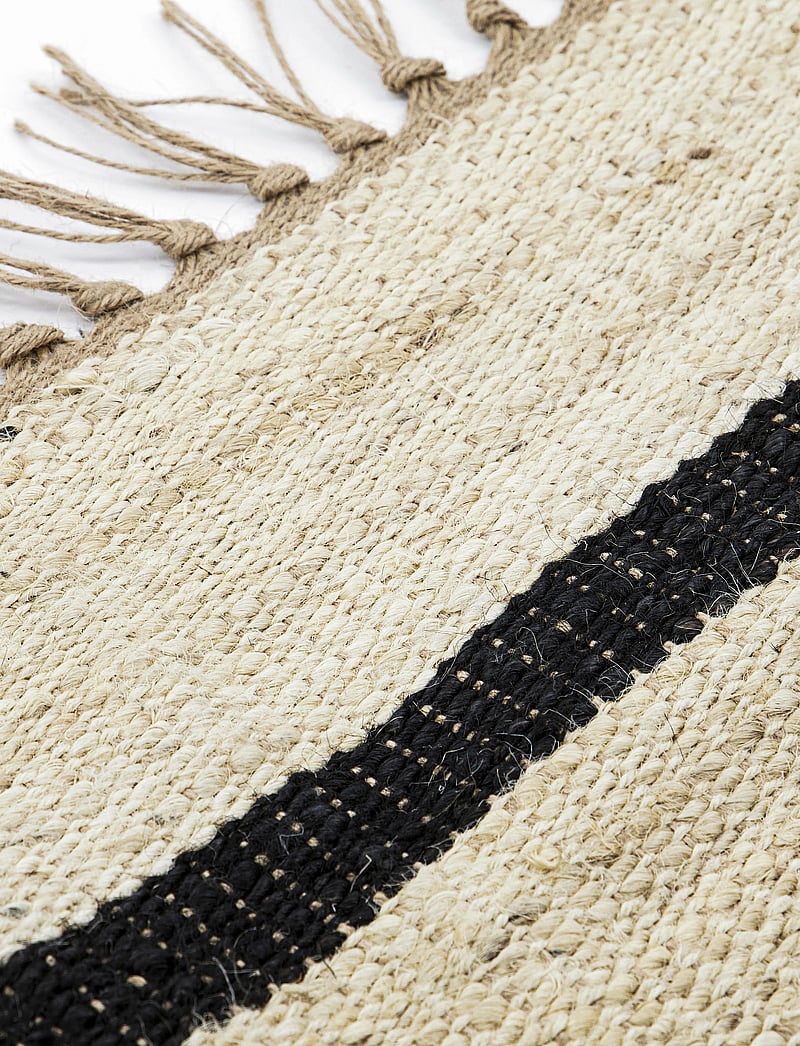 house doctor - Rug, Sima - nach preis einkaufen - black/natural - 2