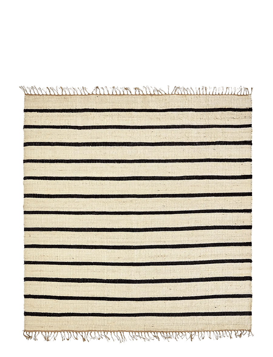 house doctor - Rug, HDSima, Black, Natural - muud vaibad - black - 1