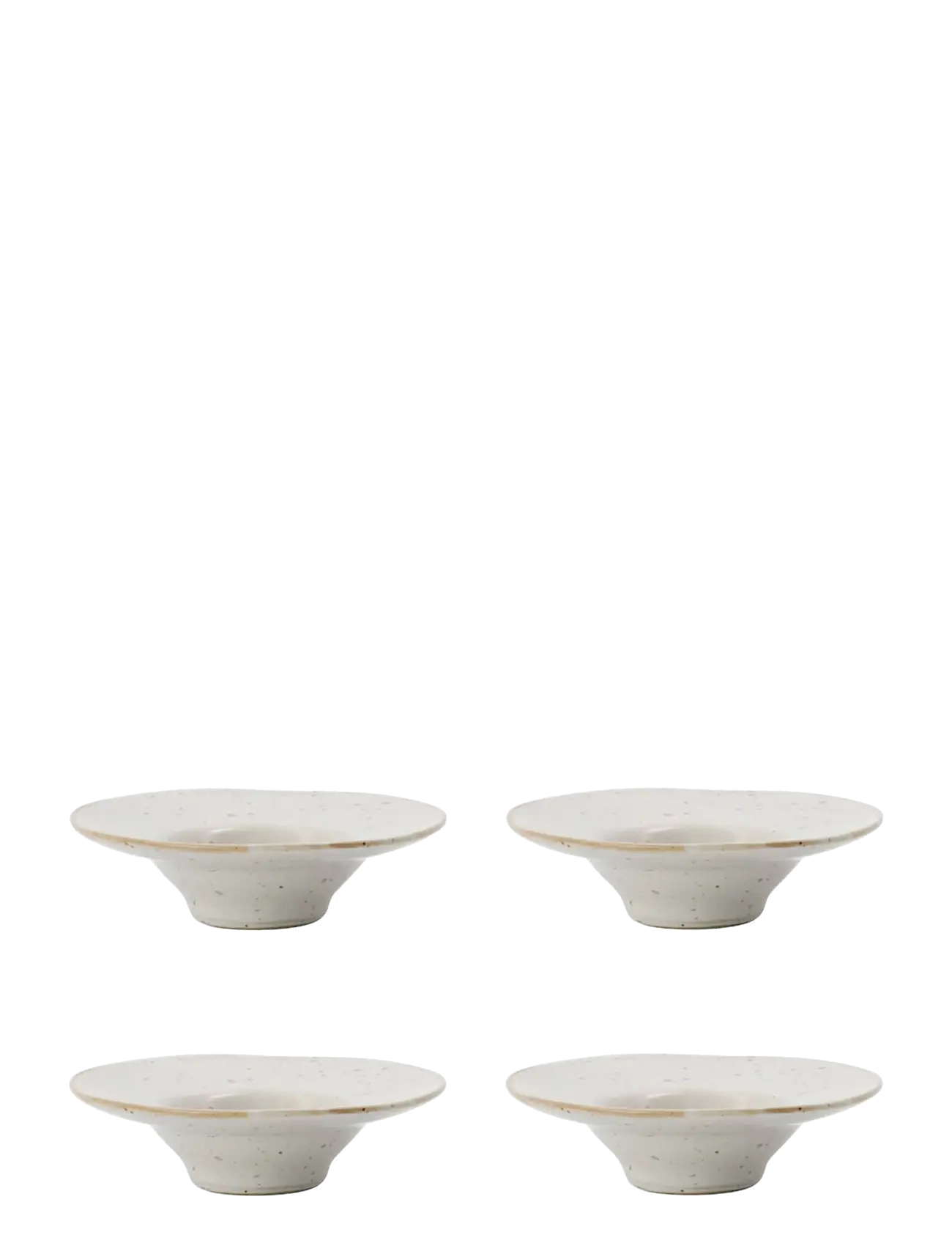 house doctor Egg Cup, Hdpion, Grey, White, H:2.2 cm.XL:9 cm, Grey, Skåle > Æggebægre, Unisex