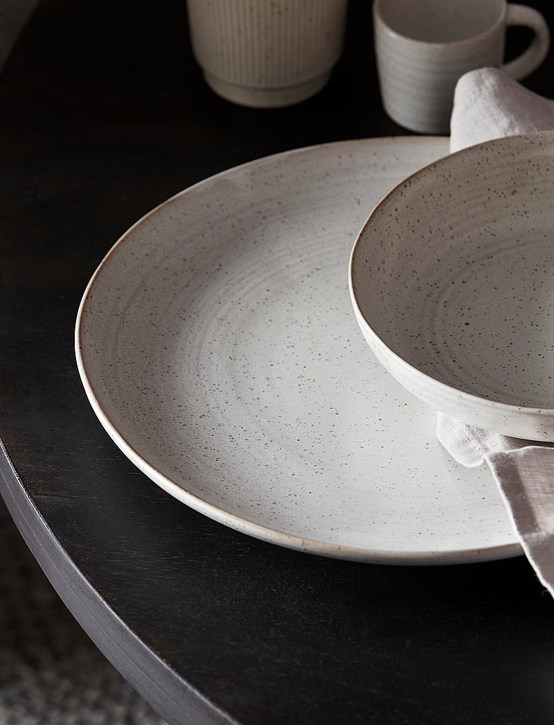 house doctor - Pion Dinner plate - shop by price - grey/white - 0