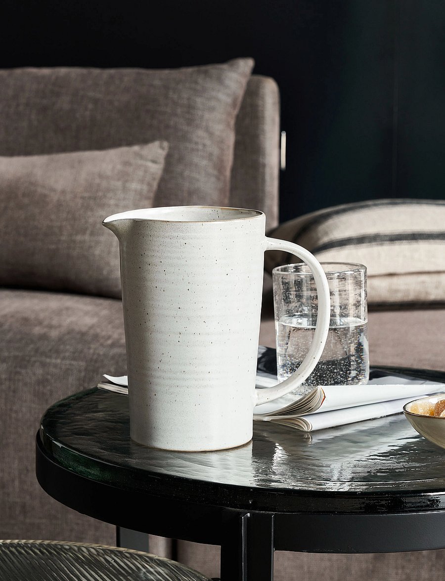 house doctor - Jug, HDPion, Grey, White - veekannud - grey/white - 0