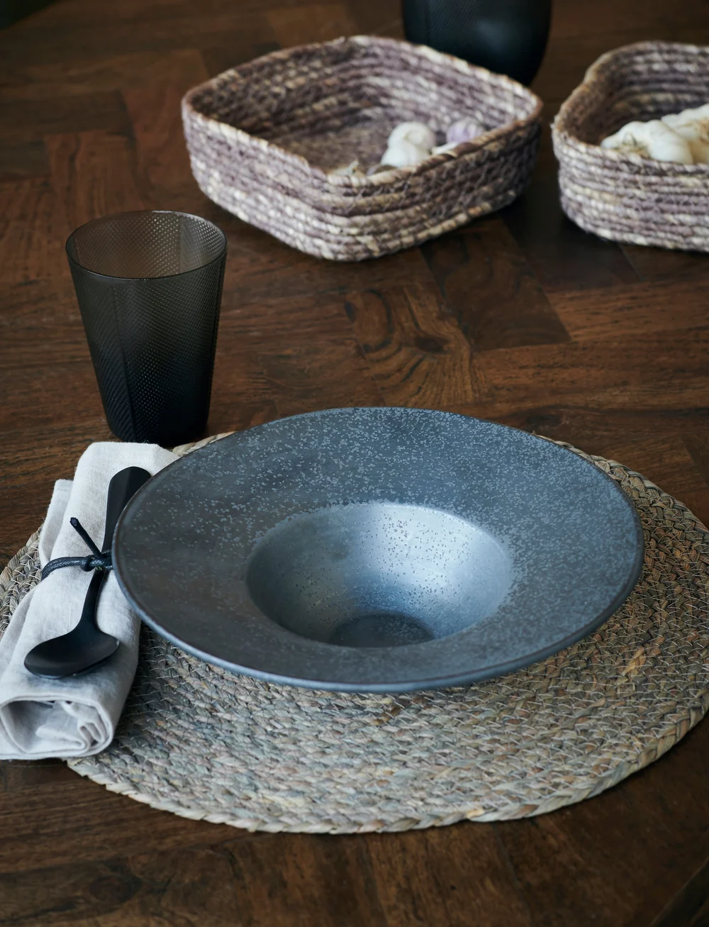 house doctor - Pion Bowl/Pasta plate - nach preis einkaufen - black/brown - 1