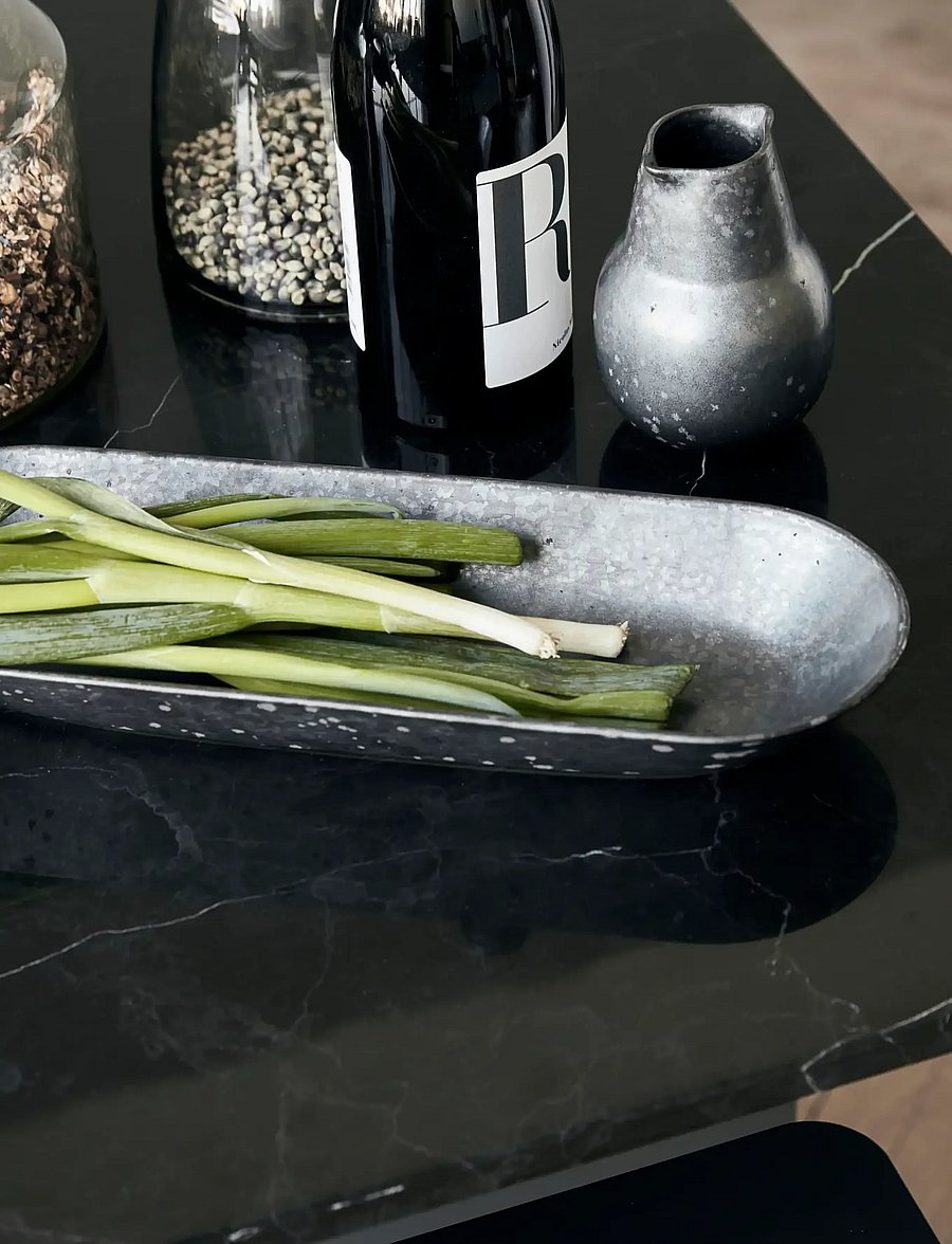 house doctor - Serving dish, HDPion, Black, Brown - serviravimo lėkštės - black - 0
