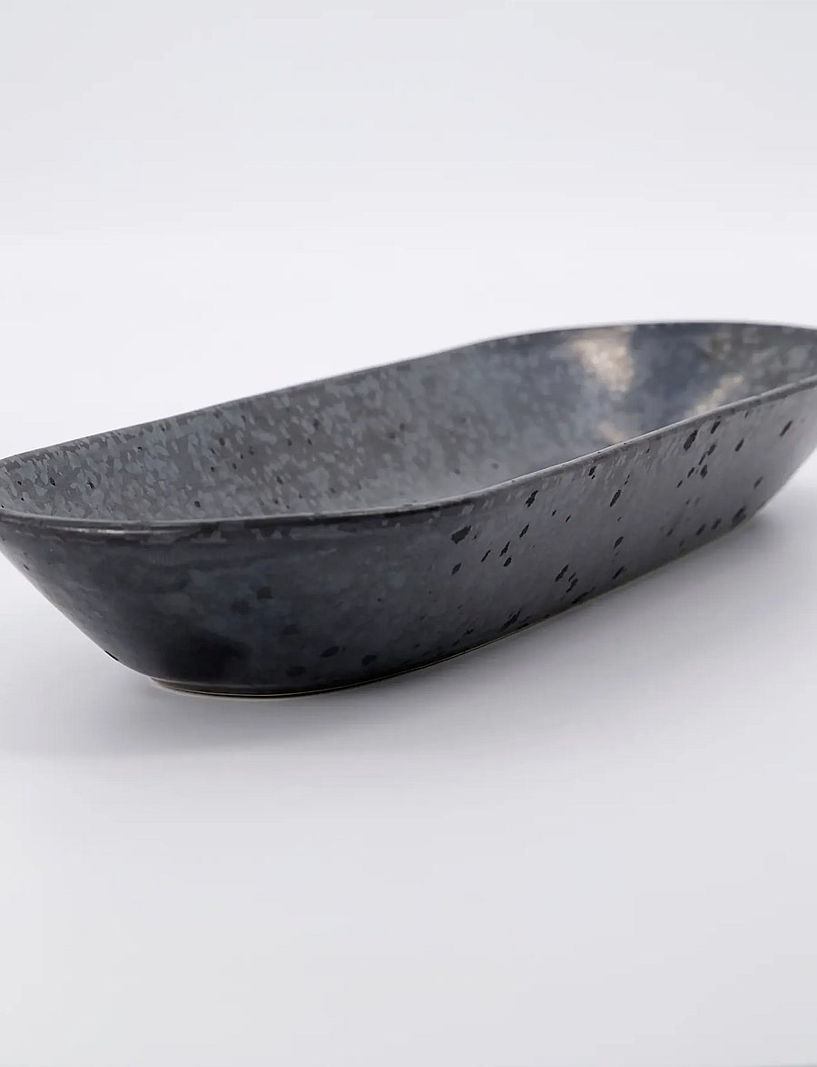 house doctor - Serving dish, HDPion, Black, Brown - serviravimo lėkštės - black - 4