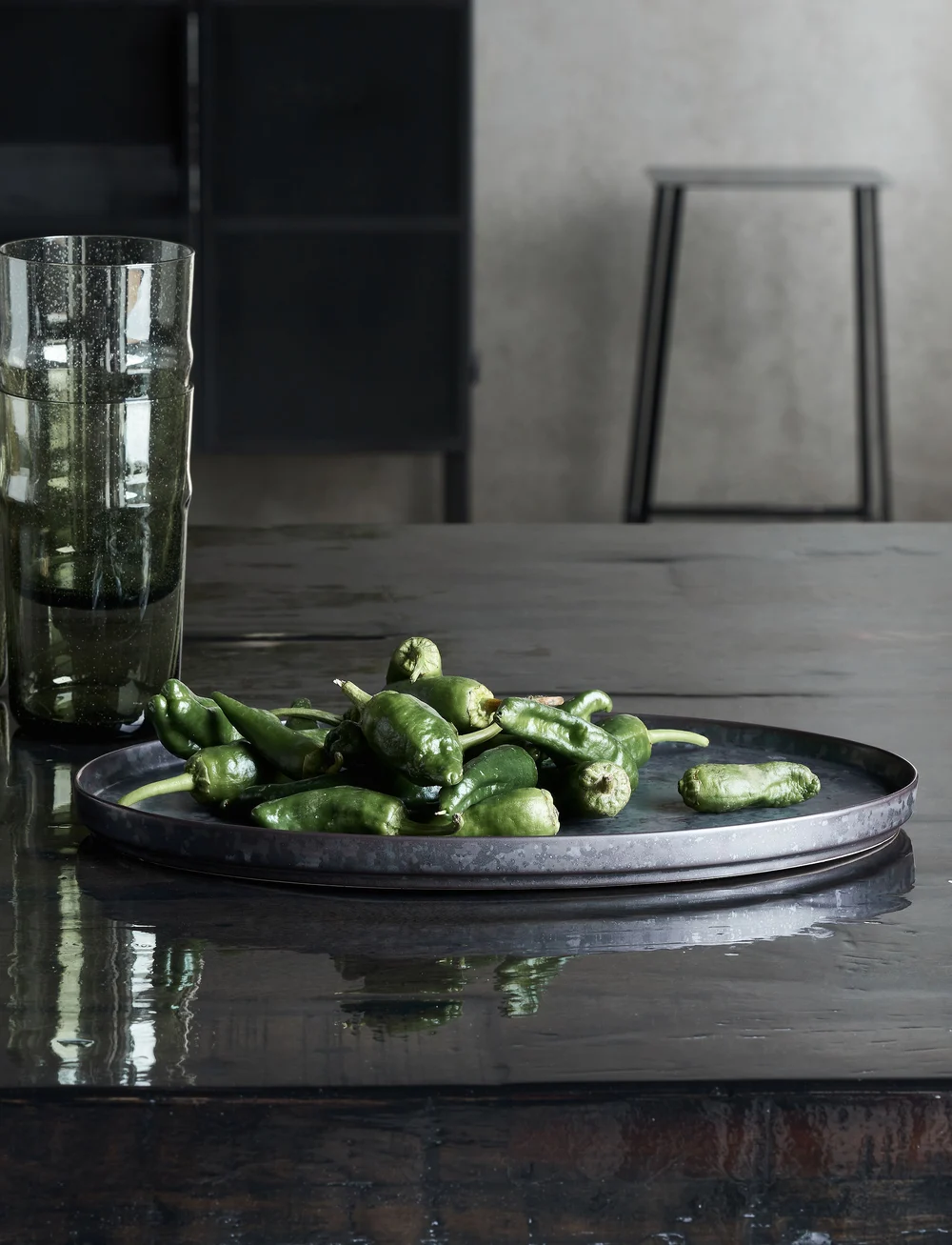 house doctor - Serving dish, Pion, Black/Brown - servierplatten - black/brown - 1