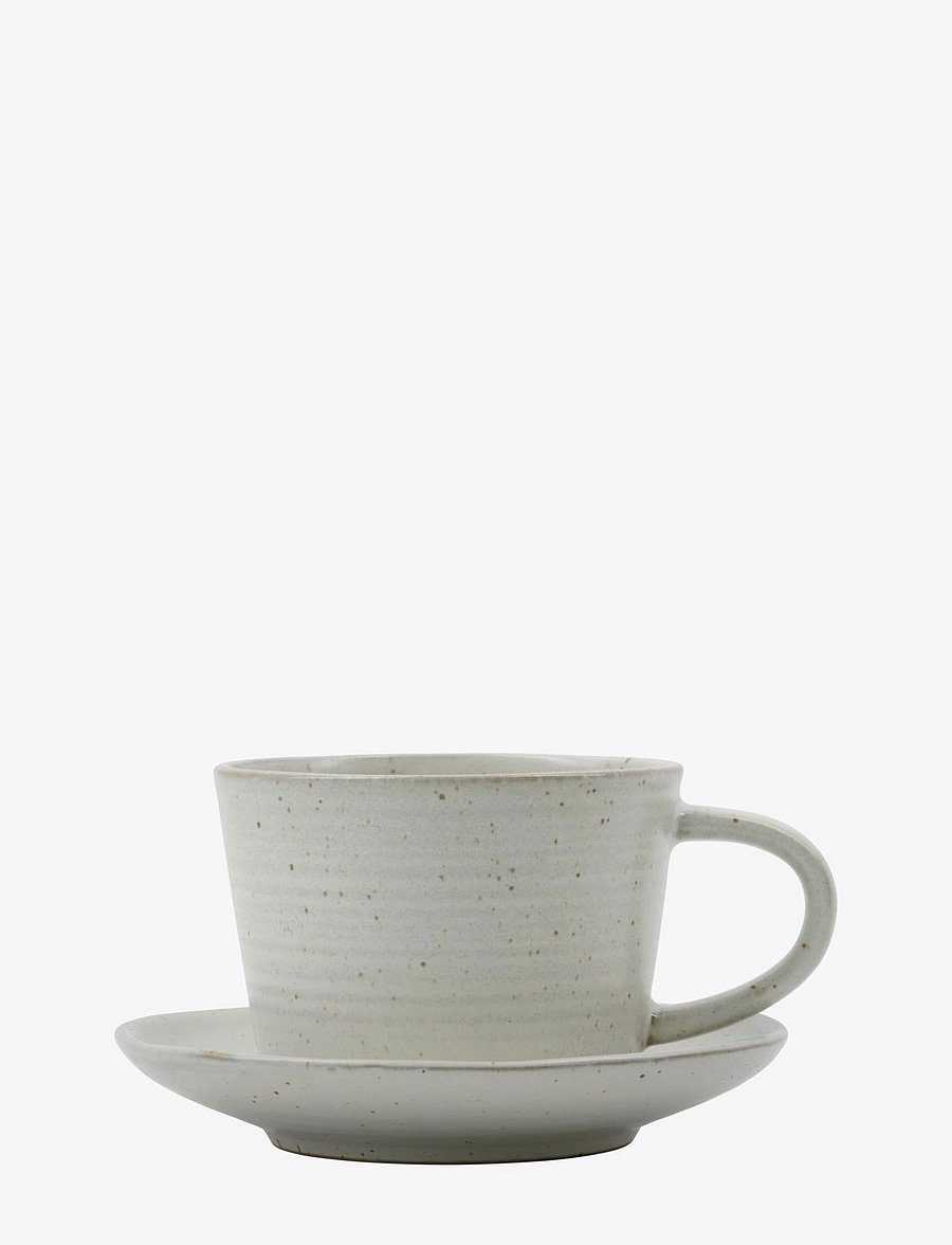 house doctor - Cup, HDPion, Grey, White - kohvitassid - grey/white - 1