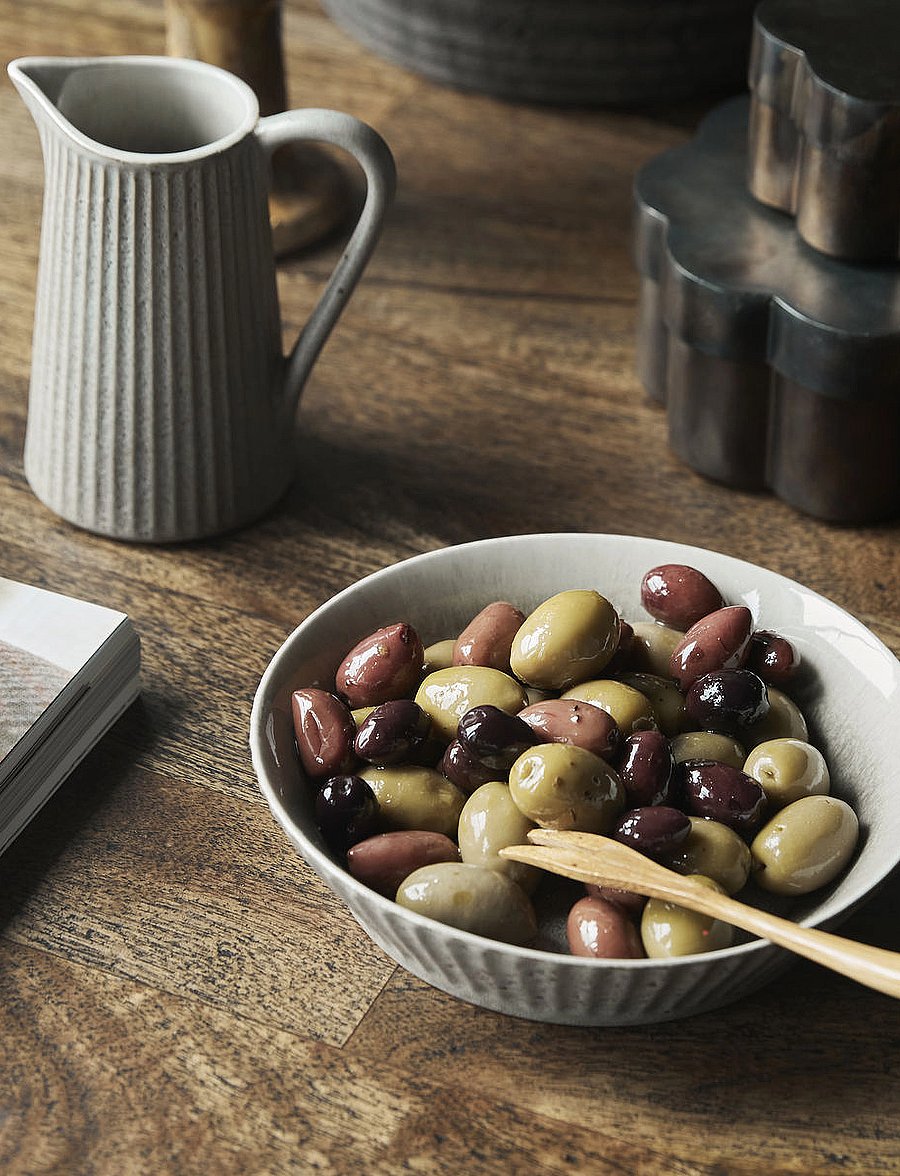 house doctor - Bowl, HDPleat, Grey, Brown - madalaimad hinnad - grey/brown - 1