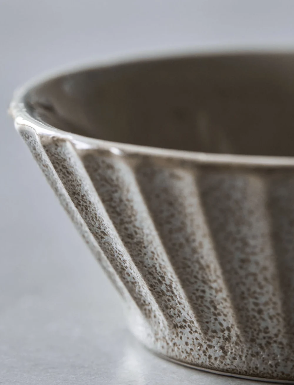 house doctor - Bowl, HDPleat, Grey/Brown - osta hinna alusel - grey/brown - 2