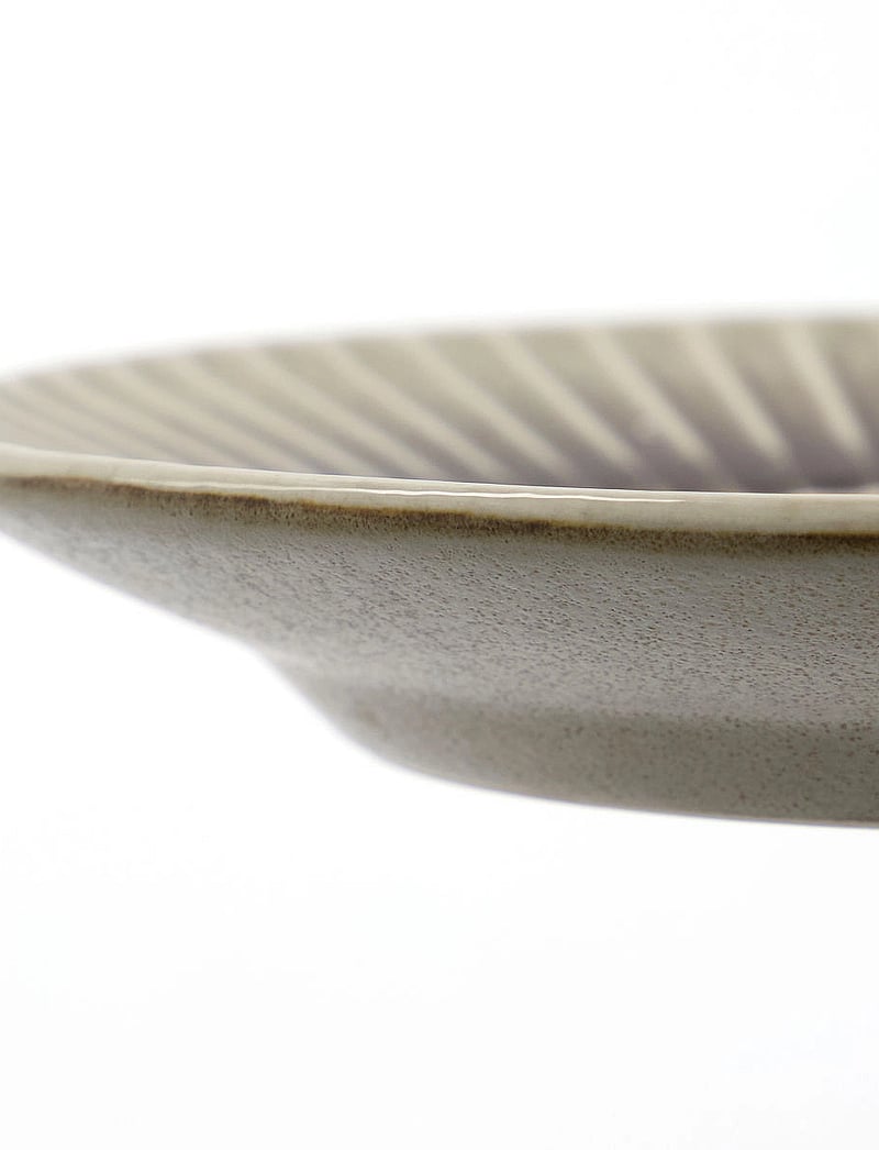 house doctor - Cake plate, HDPleat, Grey, Brown - kuchenplatten - grey/brown - 3