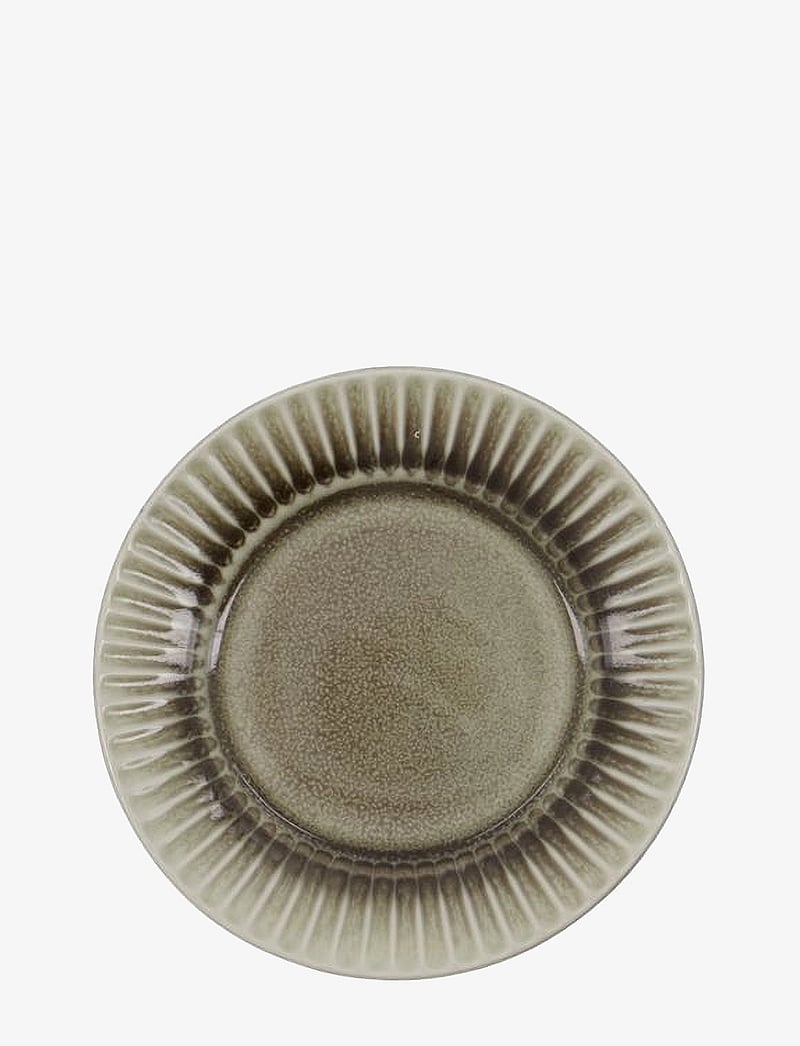 house doctor - Cake plate, HDPleat, Grey, Brown - kuchenplatten - grey/brown - 1