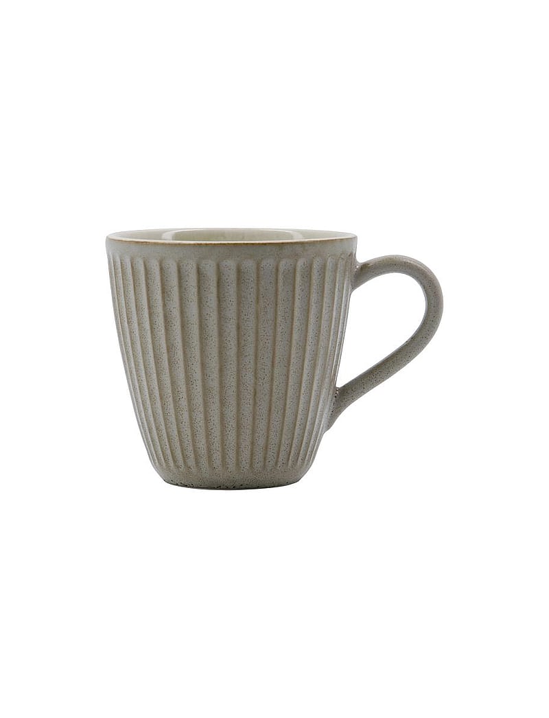 house doctor - Mug, HDPleat, Grey/Brown - kohvitassid - grey/brown - 1