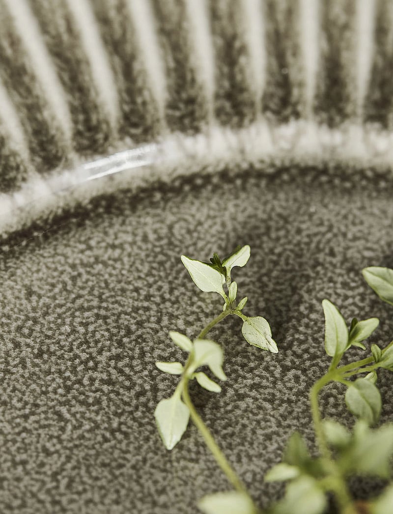 house doctor - Dinner plate, HDPleat, Grey/Brown - praetaldrikud - grey/brown - 2