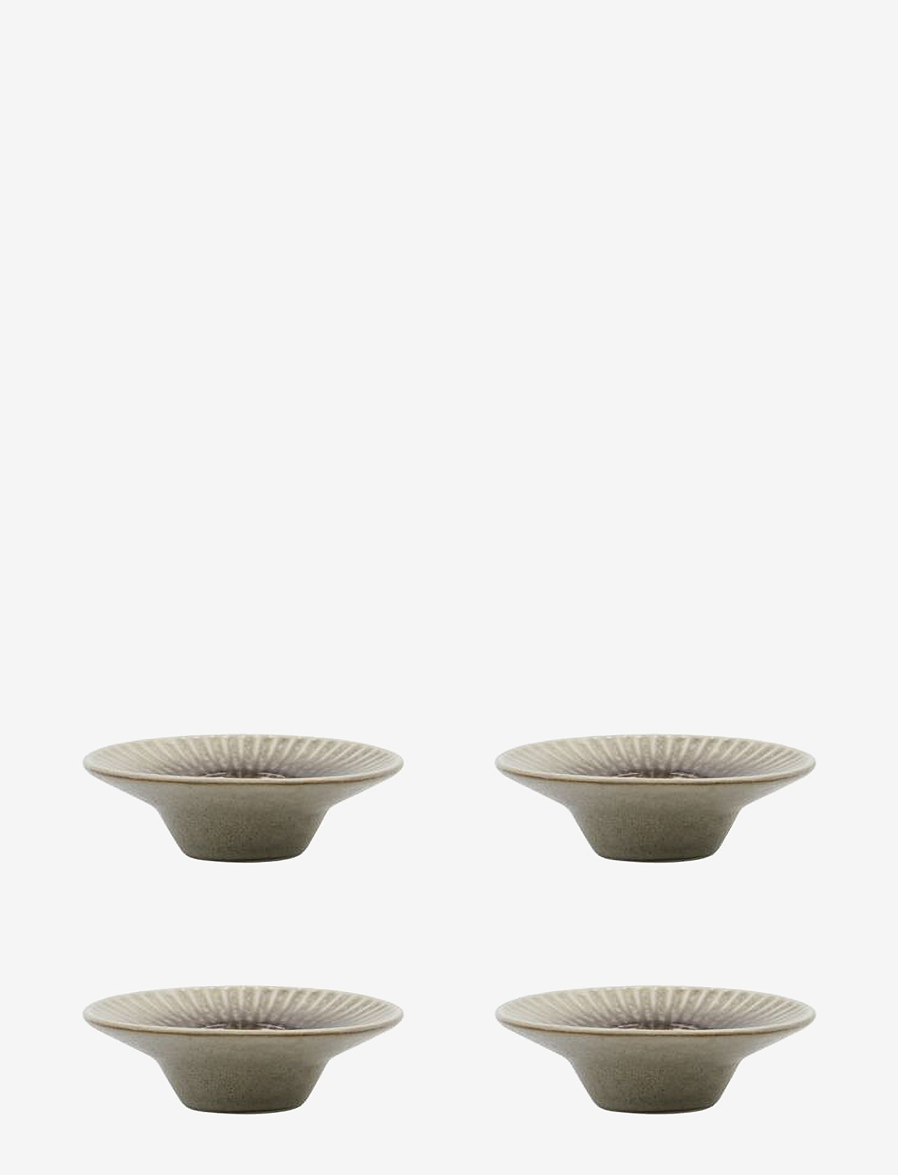 house doctor - Egg cup, HDPleat, Grey/Brown - nach preis einkaufen - grey/brown - 0