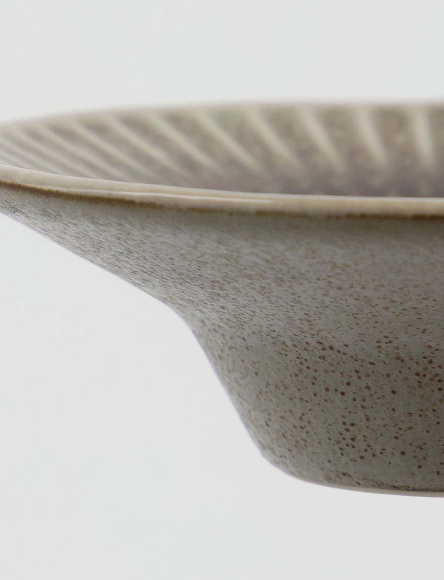 house doctor - Egg cup, HDPleat, Grey, Brown - eierbecher - grey/brown - 3