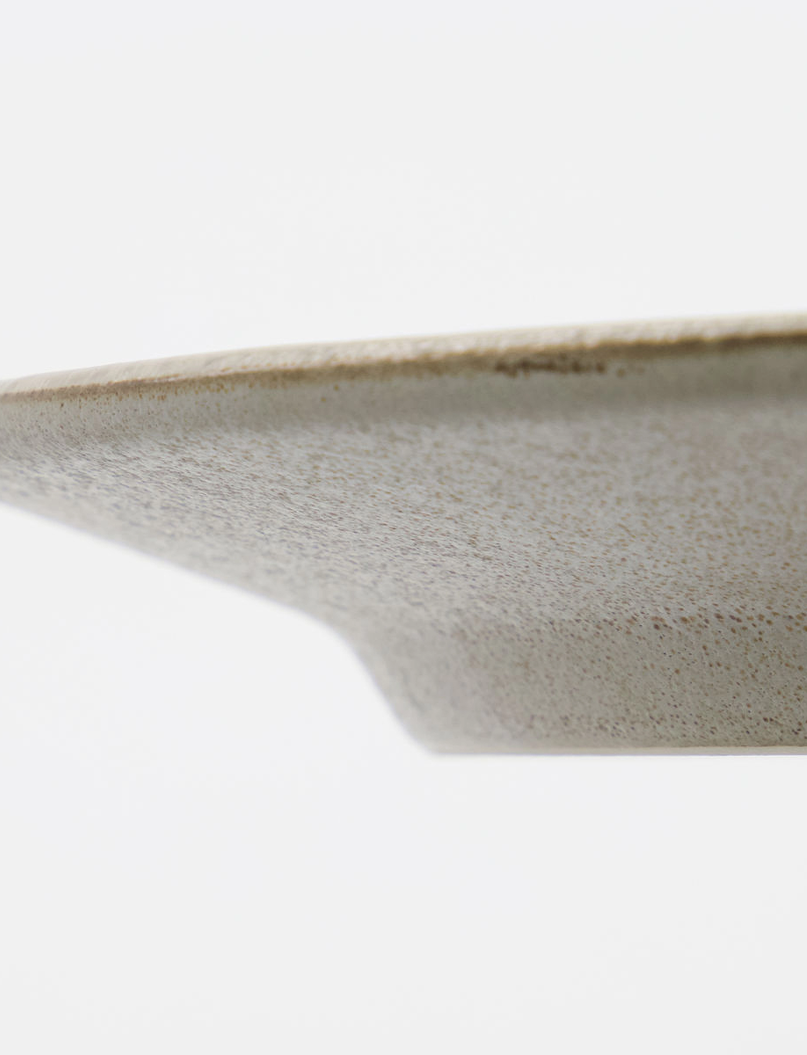 house doctor - Lunch plate, HDPleat, Grey, Brown - väikesed taldrikud - grey/brown - 3
