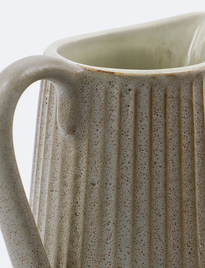 house doctor - Jug, HDPleat, Grey/Brown - wasserkaraffen - grey/brown - 3