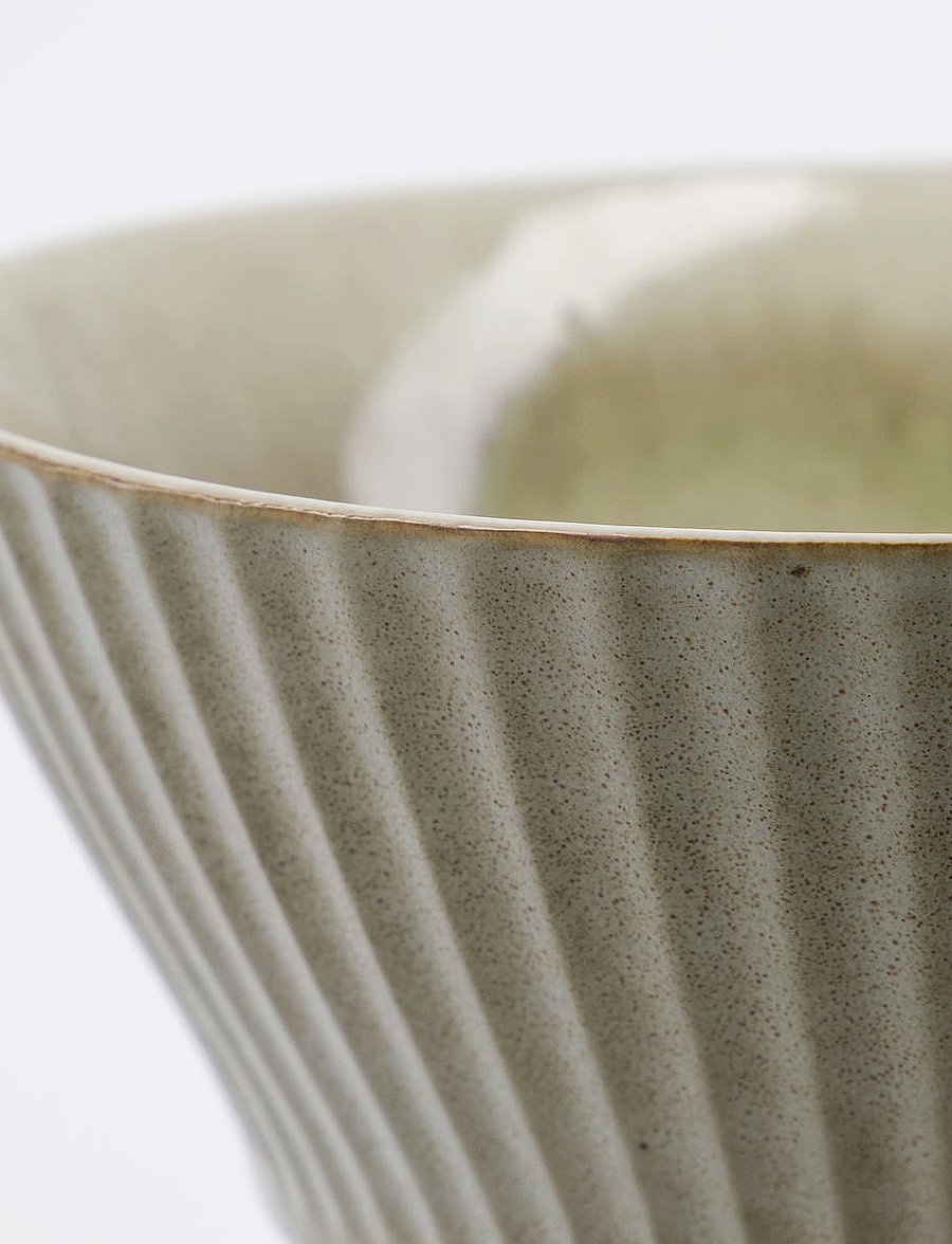 house doctor - Bowl, HDPleat, Grey, Brown - die niedrigsten preise - grey/brown - 2