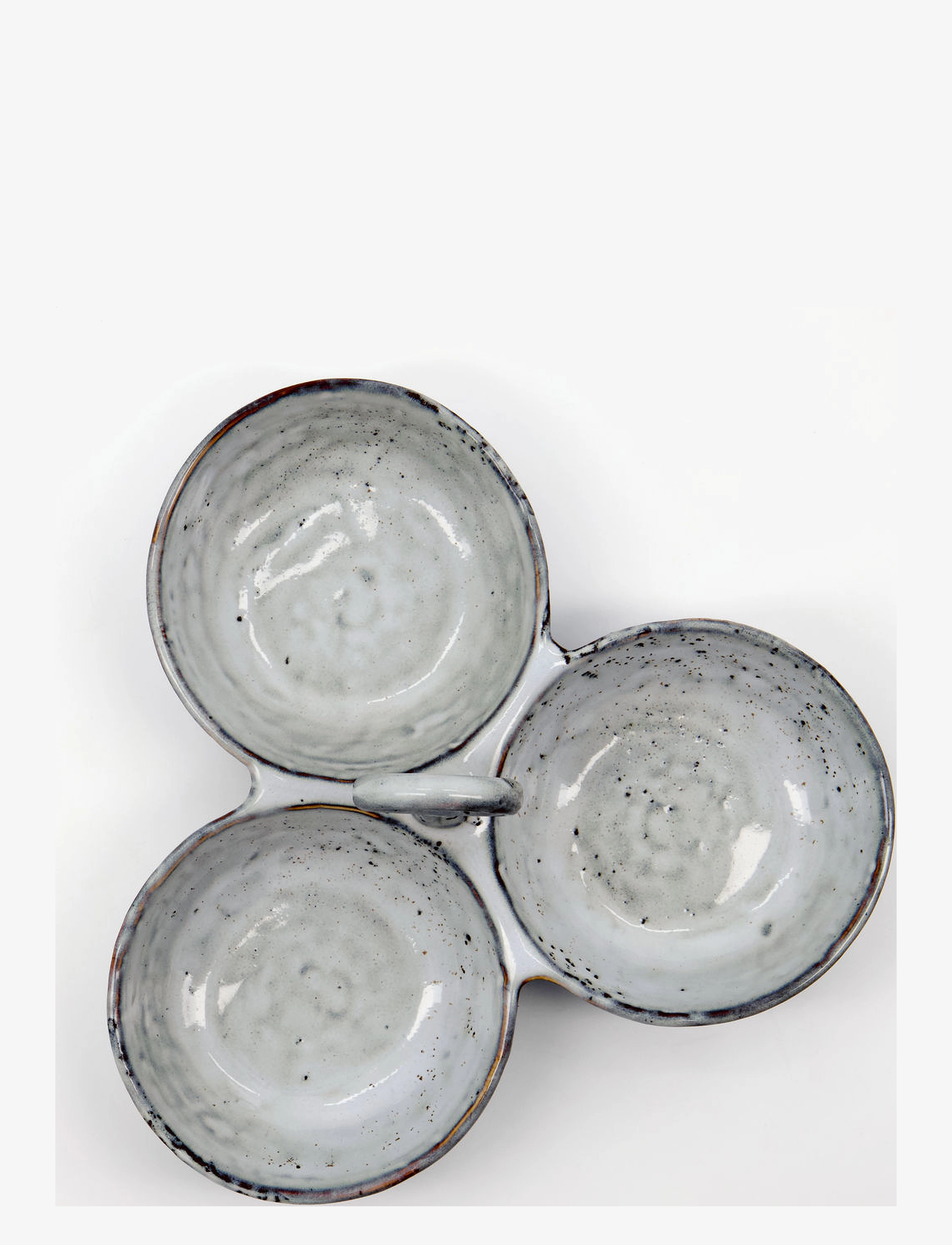 house doctor - Serving bowls, HDRustic, Grå/Blå - serveringsskåle - grey/blue - 3