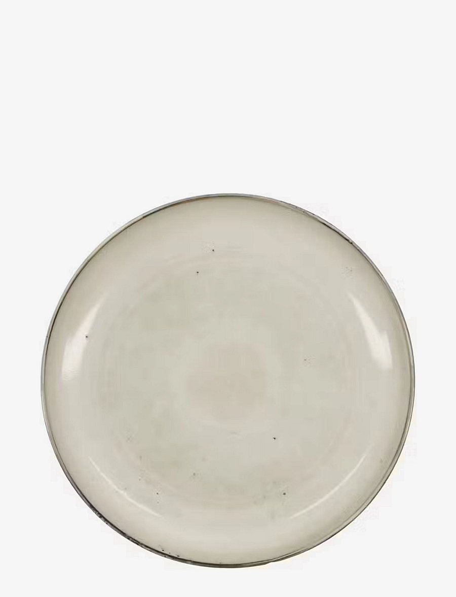 house doctor - Cake plate, HDLake, Grey - frühstücksteller - grey - 1