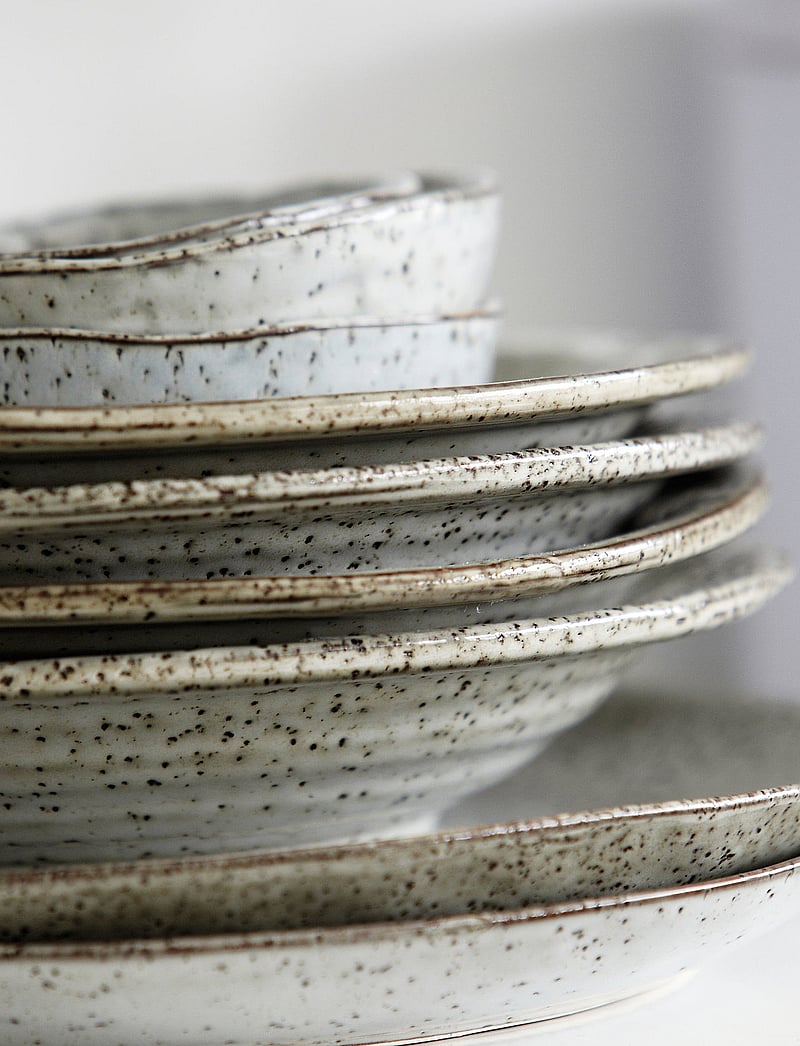 house doctor - Rustic Cake plate - nach preis einkaufen - grey/blue - 1