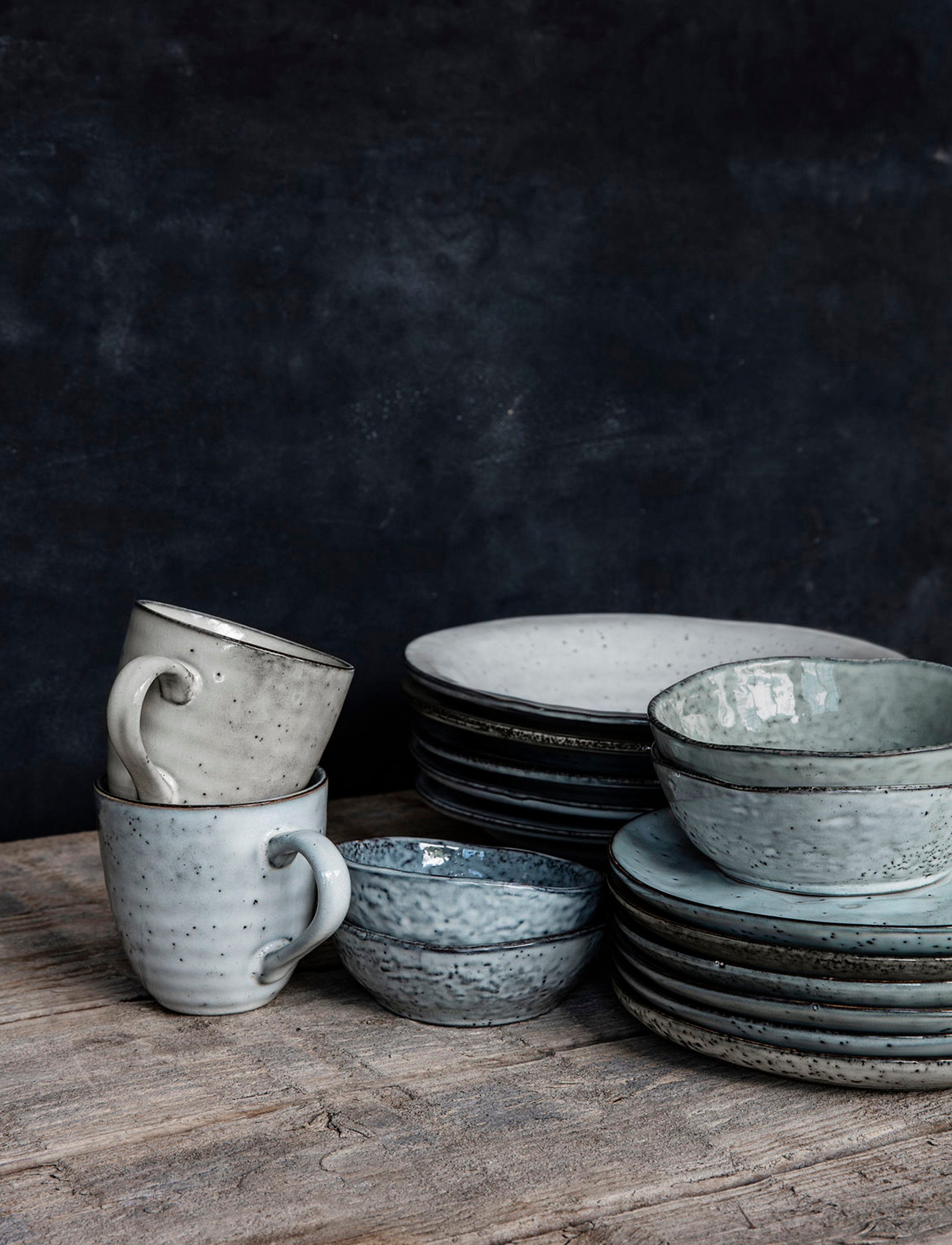 house doctor Rustic Skål, Ø 11.5 cm, Grey, Skåle > Morgenmadsskåle, Unisex