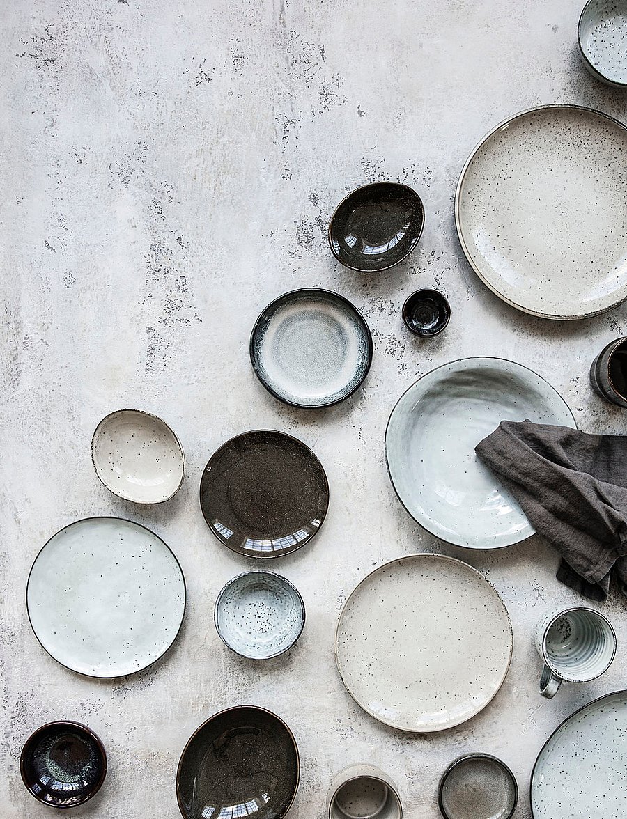 house doctor - Bowl, HDRustic, Grey, Blue - puuviljakausid - grey/blue - 3