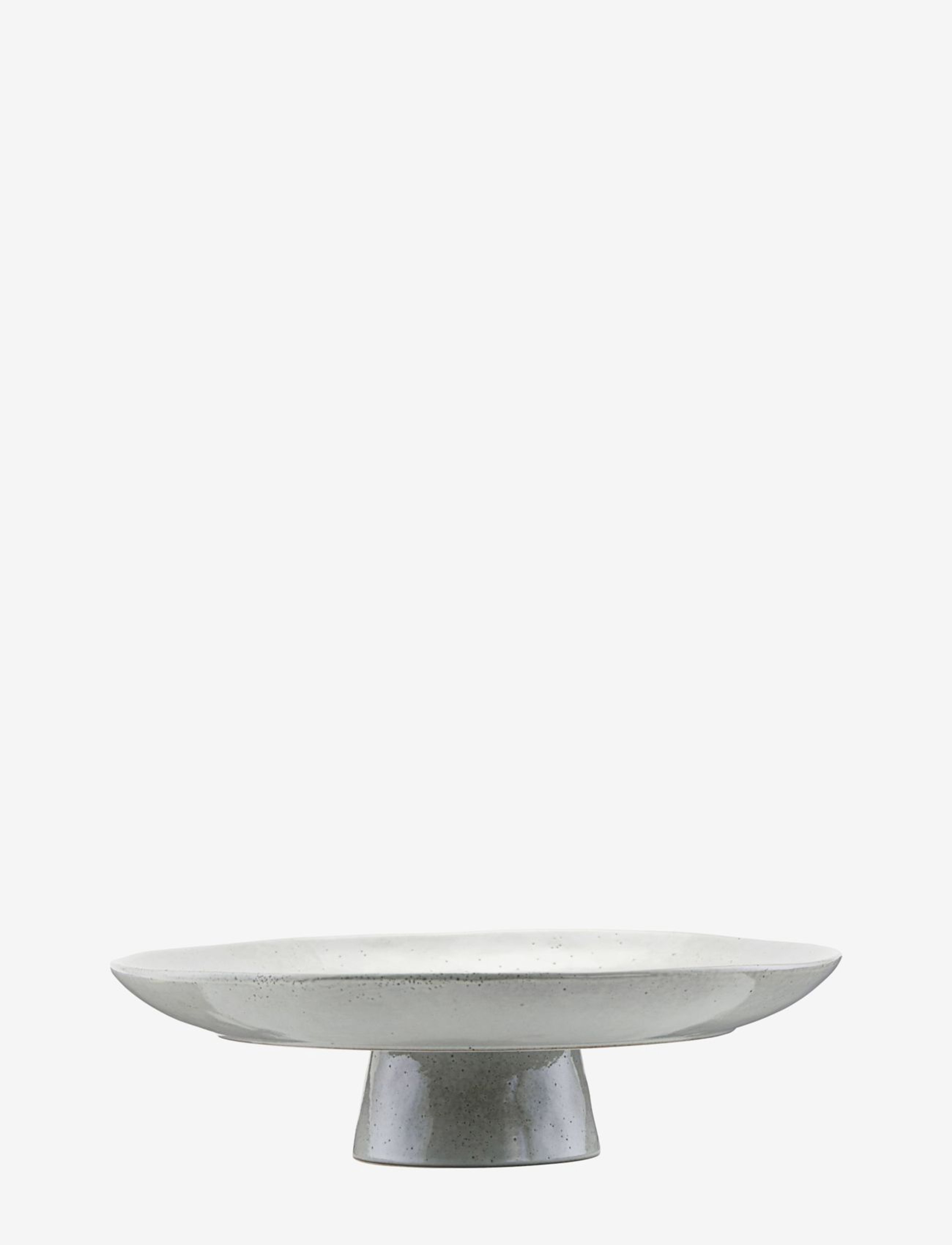 Rustic Cake dish - GREY/BLUE