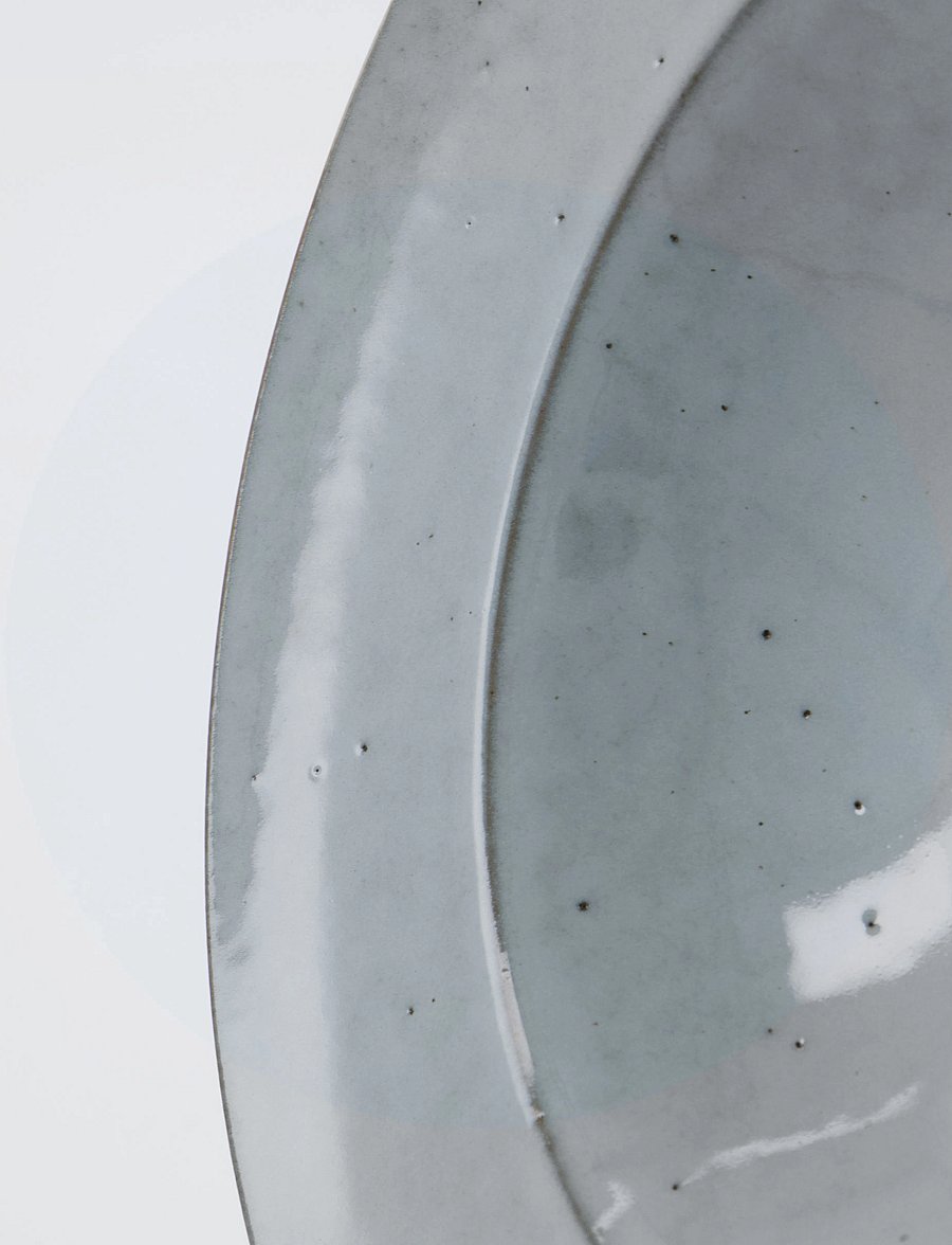 house doctor - Pasta plate, Rustic, Grey/Blue - grey/blue - 2
