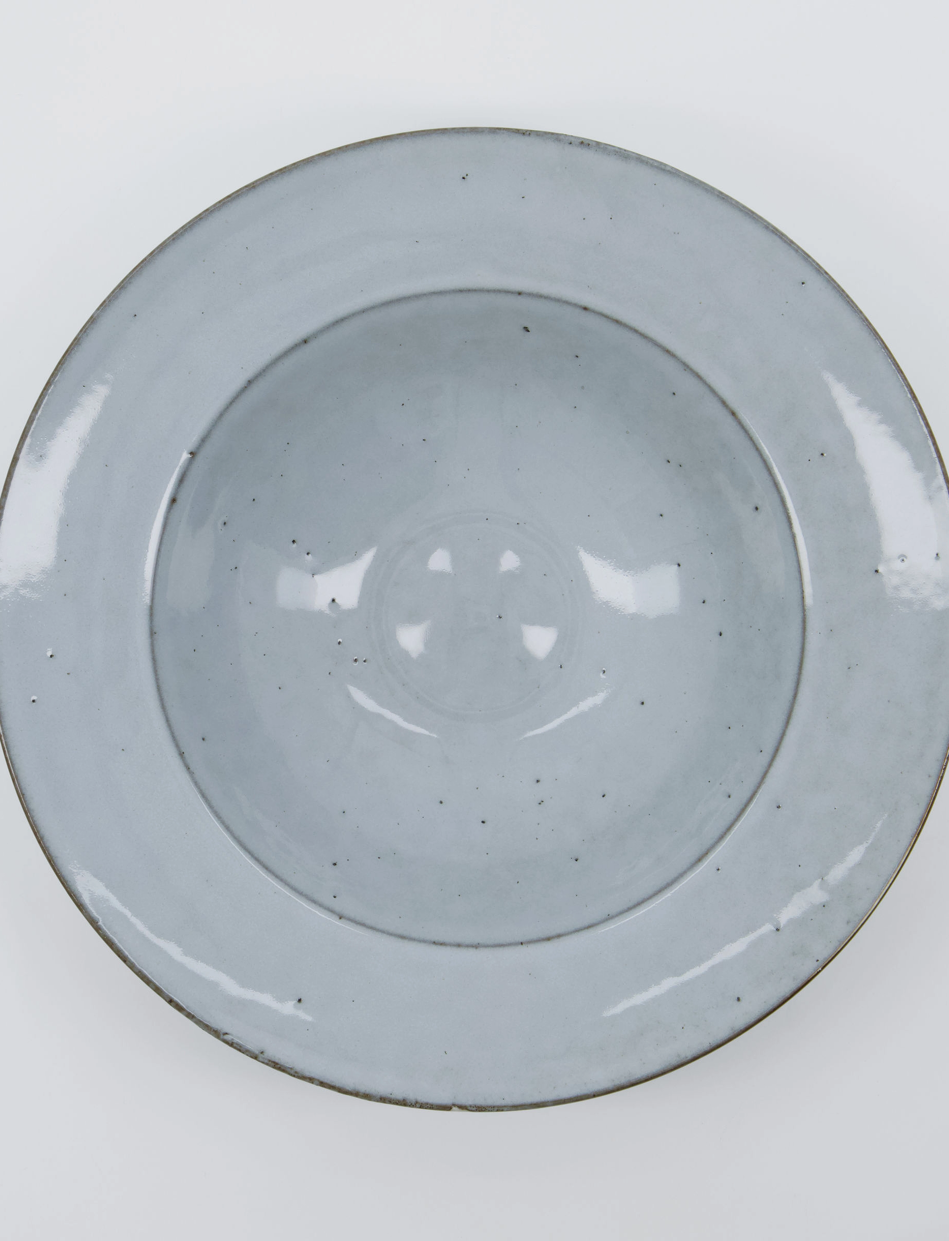 house doctor - Pasta plate, Rustic, Grey/Blue - grey/blue - 3
