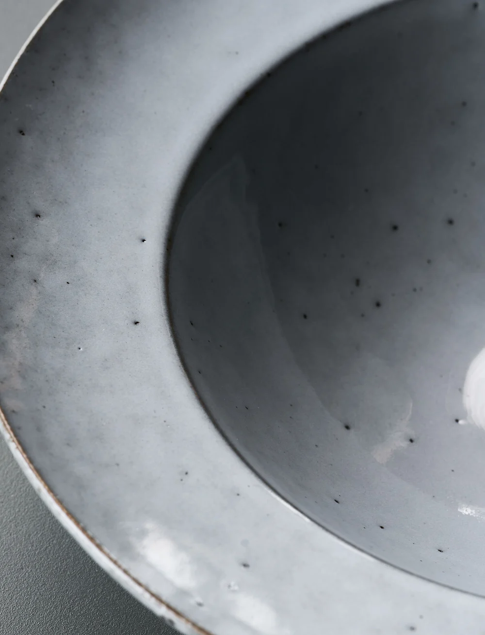 house doctor - Pasta plate, Rustic, Grey/Blue - nudelteller - grey/blue - 4