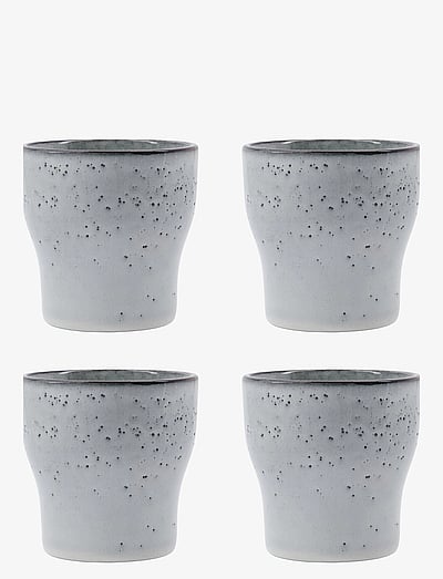 house doctor Liss thermo mug - Tassid ja kruusid - LIGHT GREY / grey